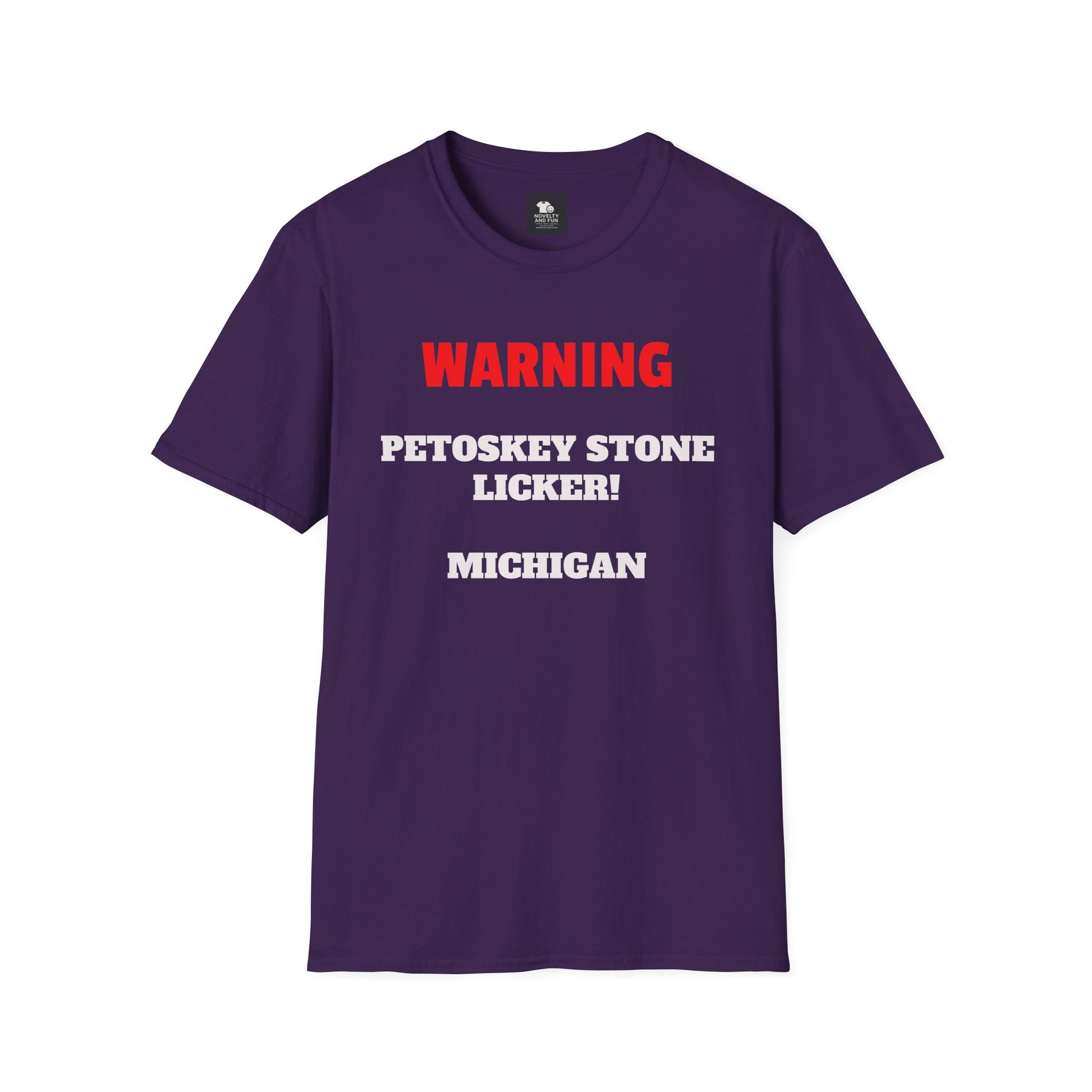 Petoskey Stone Licker Unisex Softstyle T-Shirt - Perfect for Michigan Lovers