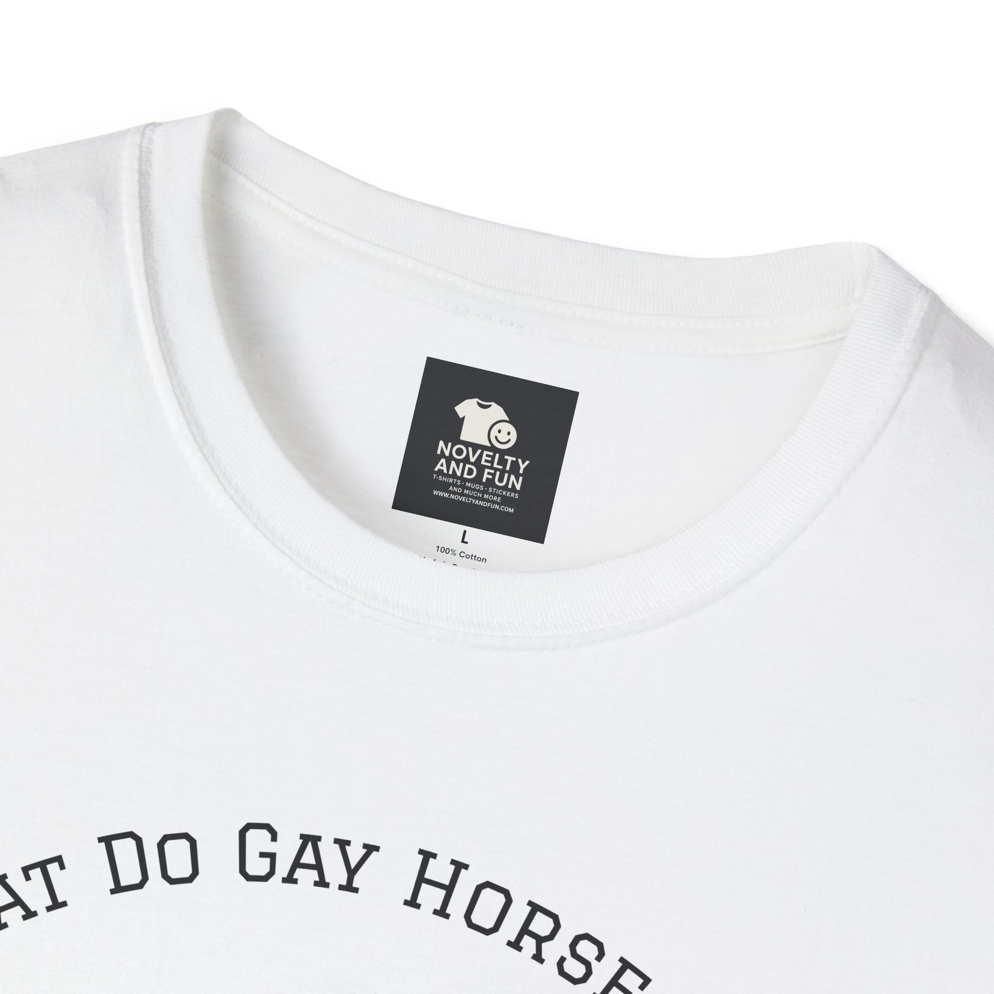 Rainbow Horse Humor T-Shirt, Gay Pride Tee, Funny Animal Shirt, LGBT Unisex