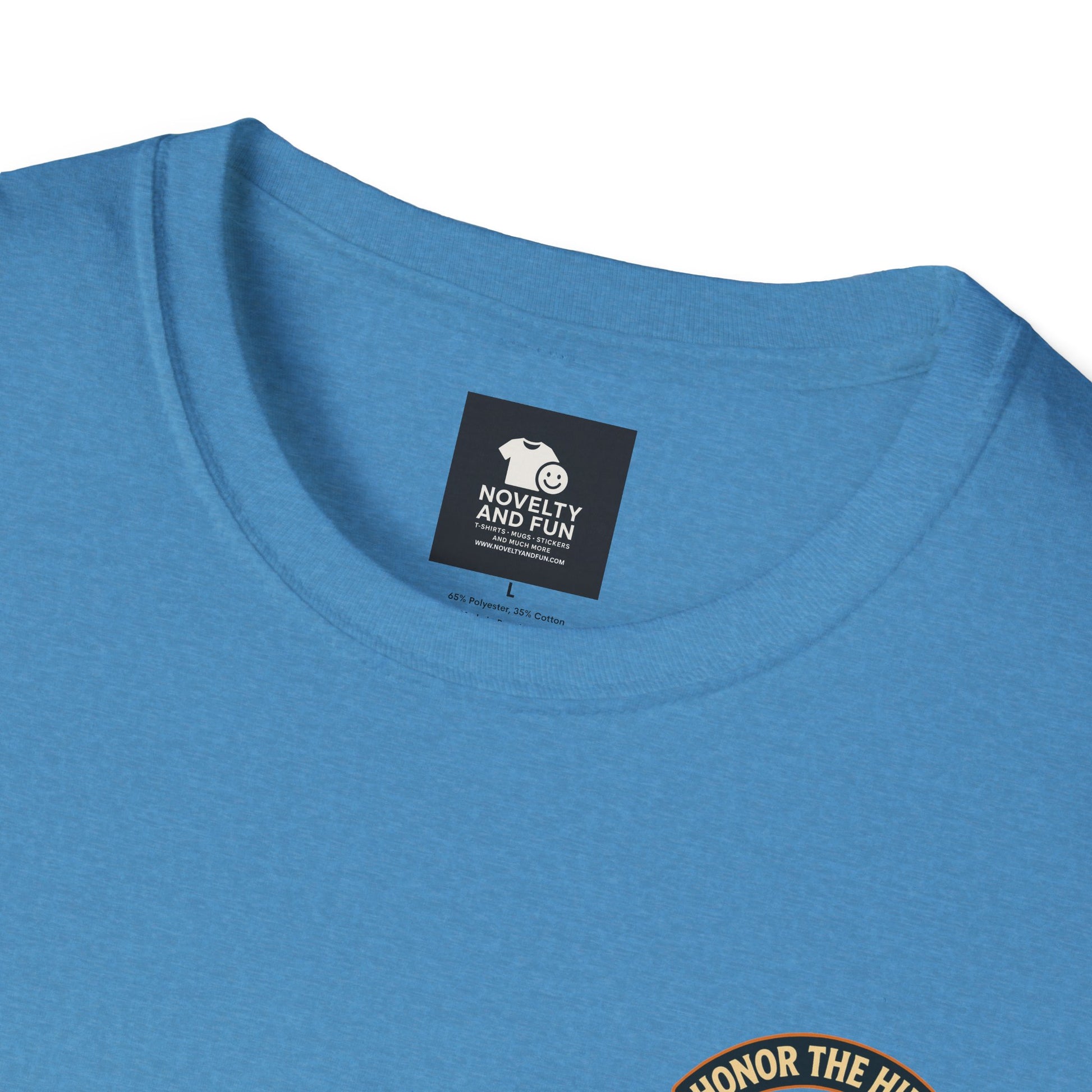Celebrate Labor Day with Our Happy Highland Cow T-Shirt Front and Back!