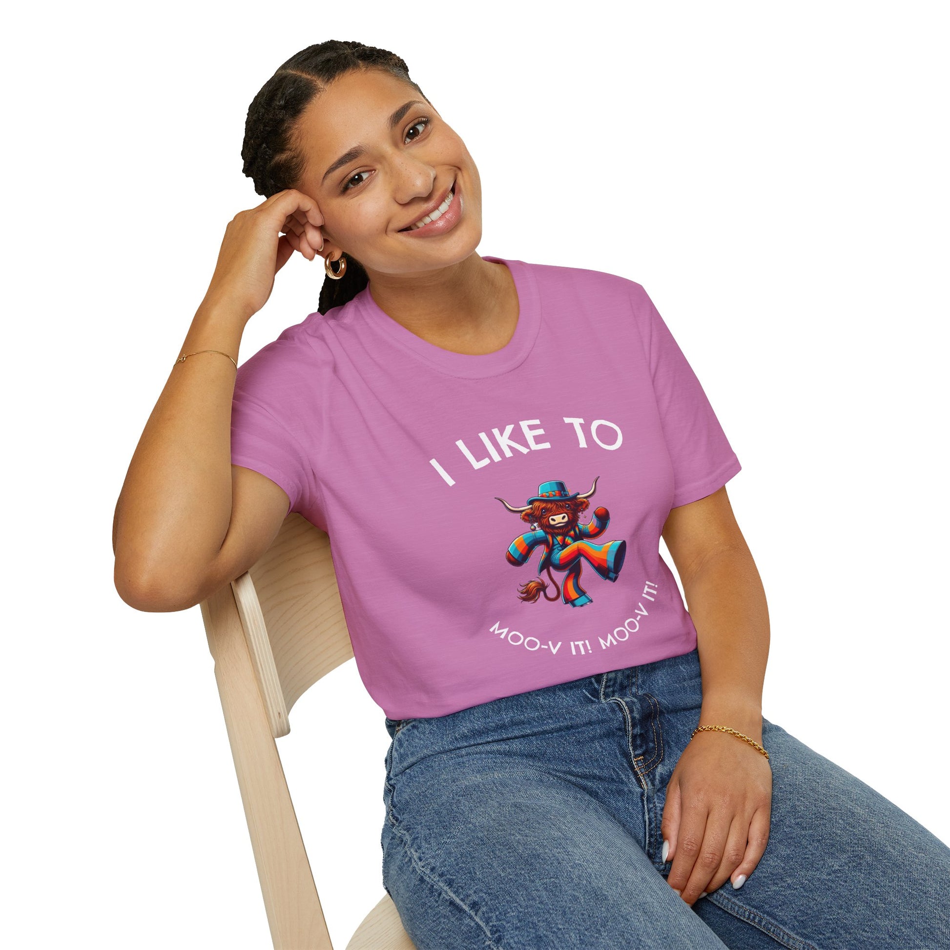 Colorful Highland Cow T-Shirt