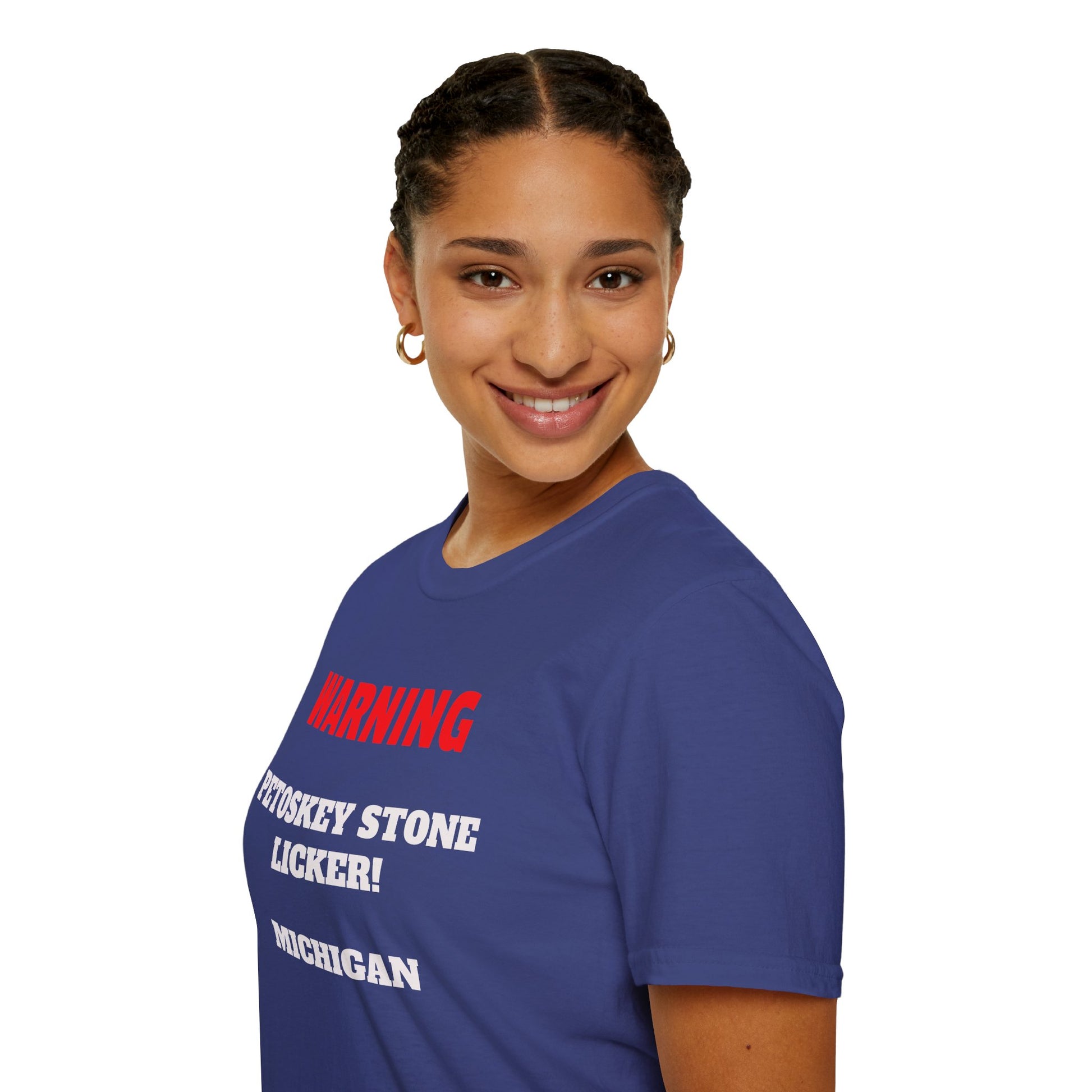 Petoskey Stone Licker Unisex Softstyle T-Shirt - Perfect for Michigan Lovers