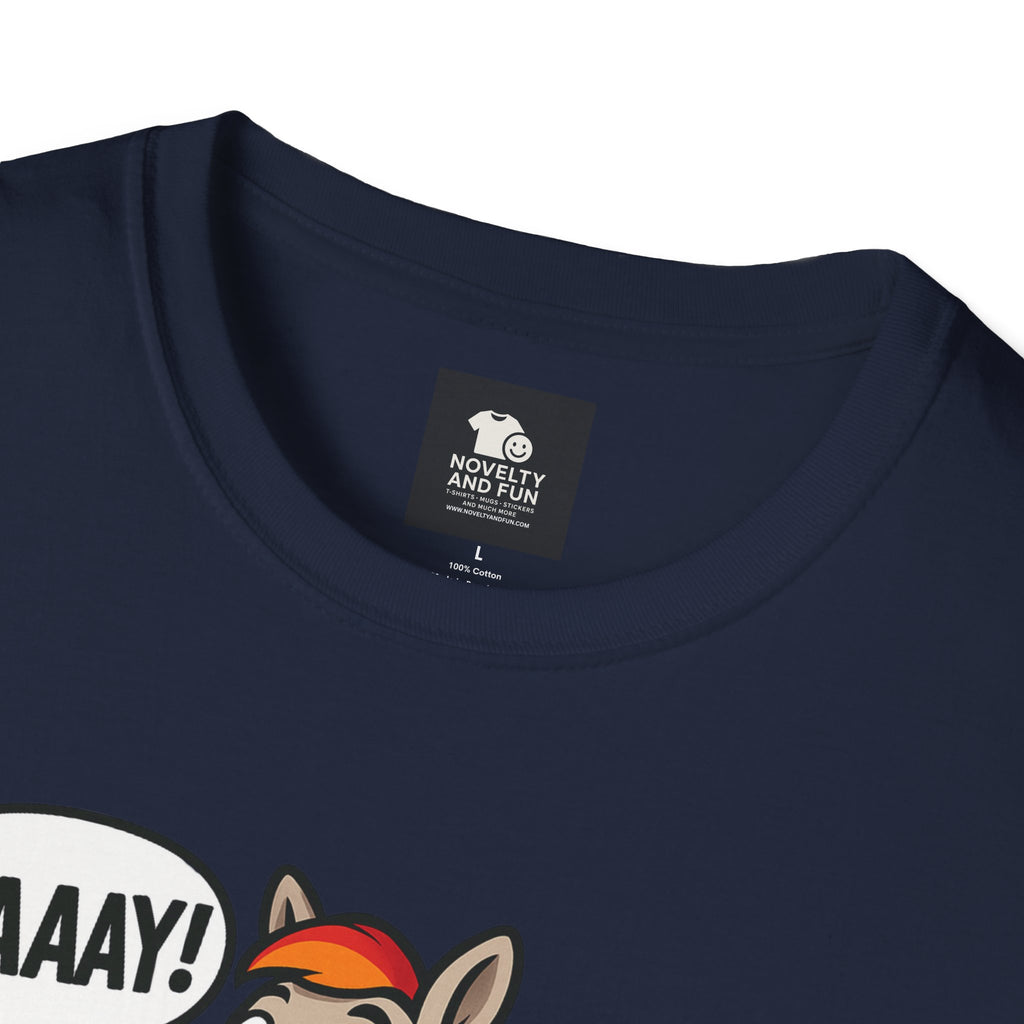 Rainbow Horse Graphic HAAAY T-Shirt, Funny Gift, Pride Apparel, Cute Graphic Tee, LGBTQ Pride Shirt, Colorful Horse Tee,