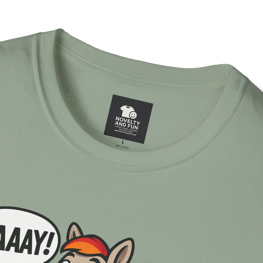 Rainbow Horse Graphic HAAAY T-Shirt, Funny Gift, Pride Apparel, Cute Graphic Tee, LGBTQ Pride Shirt, Colorful Horse Tee,