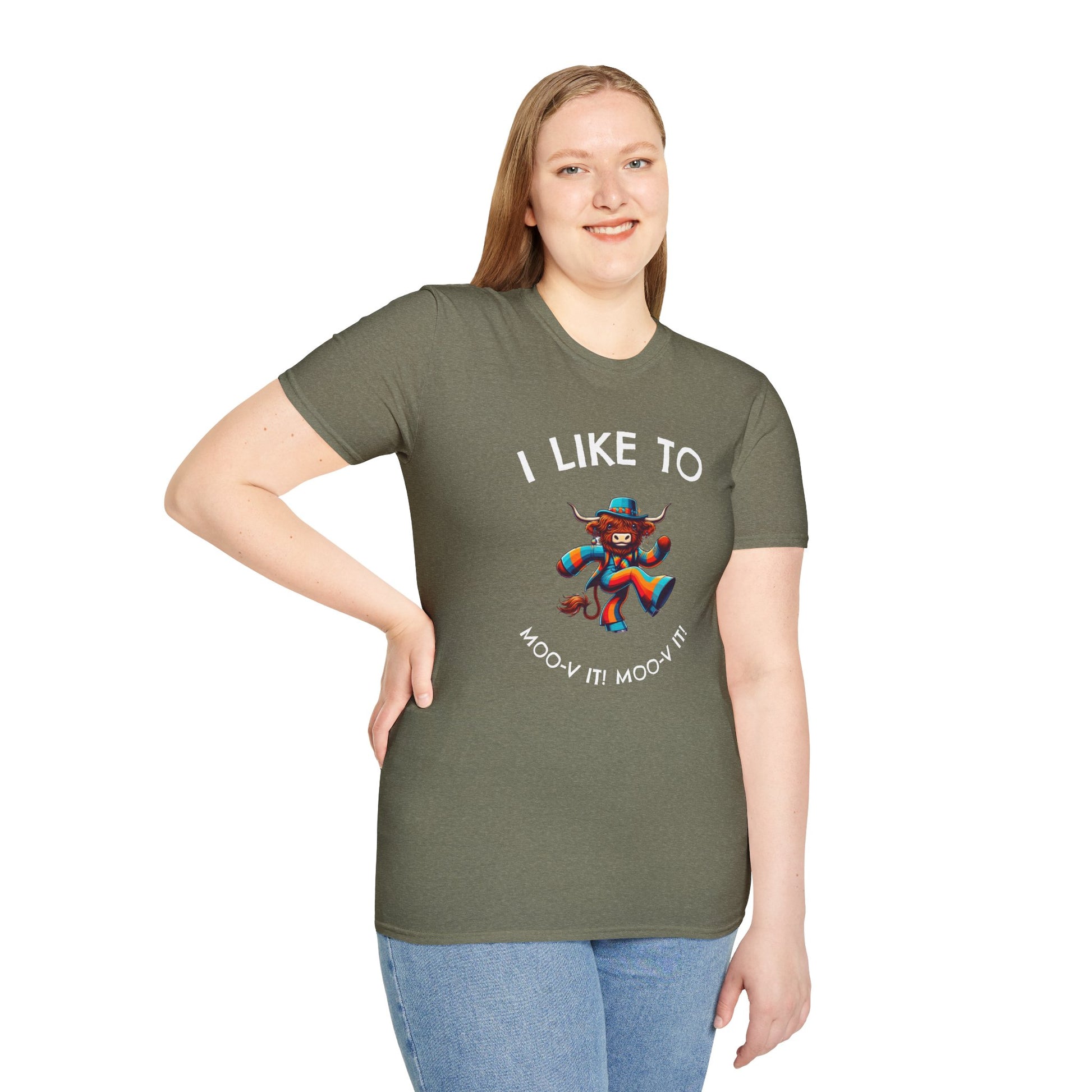 Colorful Highland Cow T-Shirt