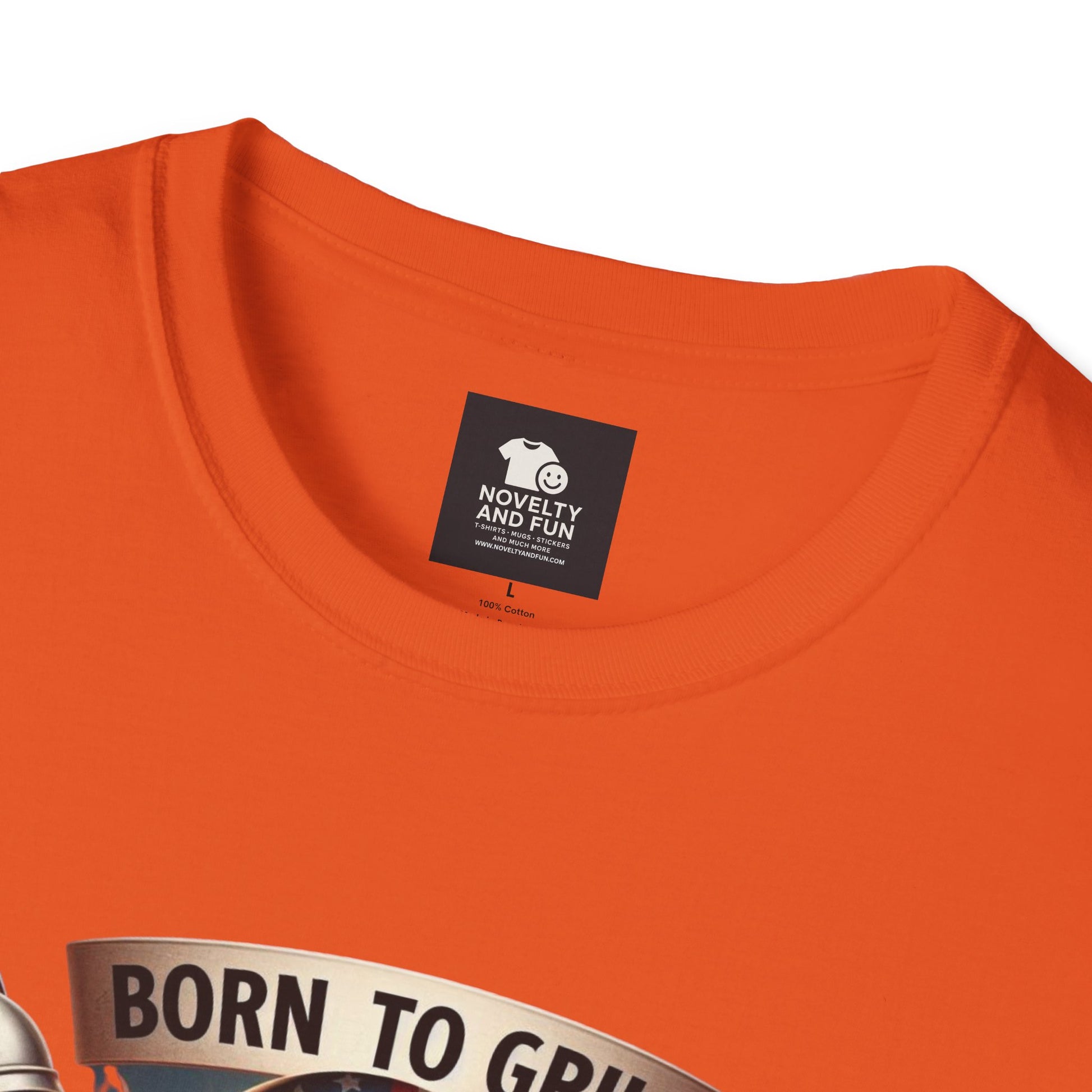 Born to Grill No. 1 Dad T-Shirt - Perfect Gift for Father's Day & BBQ Lovers