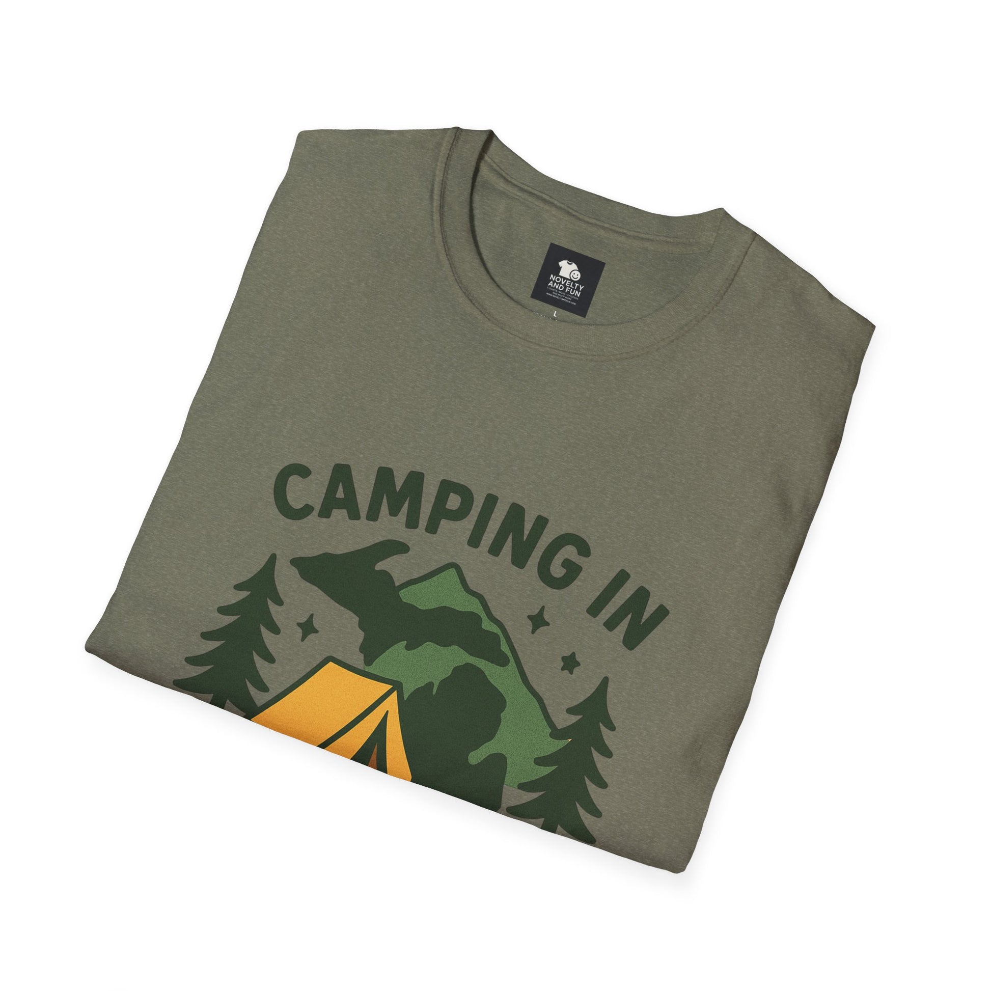 Michigan Camping Is Life T-Shirt - Outdoor Adventure Tee