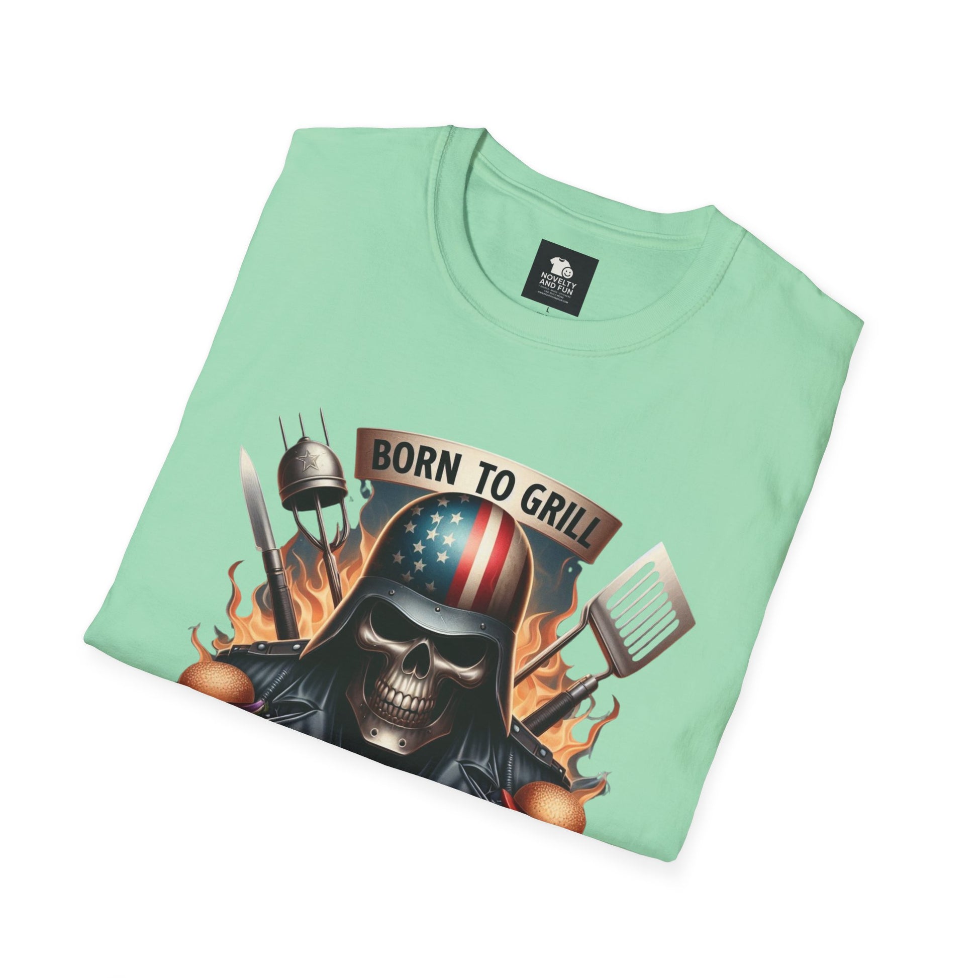 Born to Grill No. 1 Dad T-Shirt - Perfect Gift for Father's Day & BBQ Lovers
