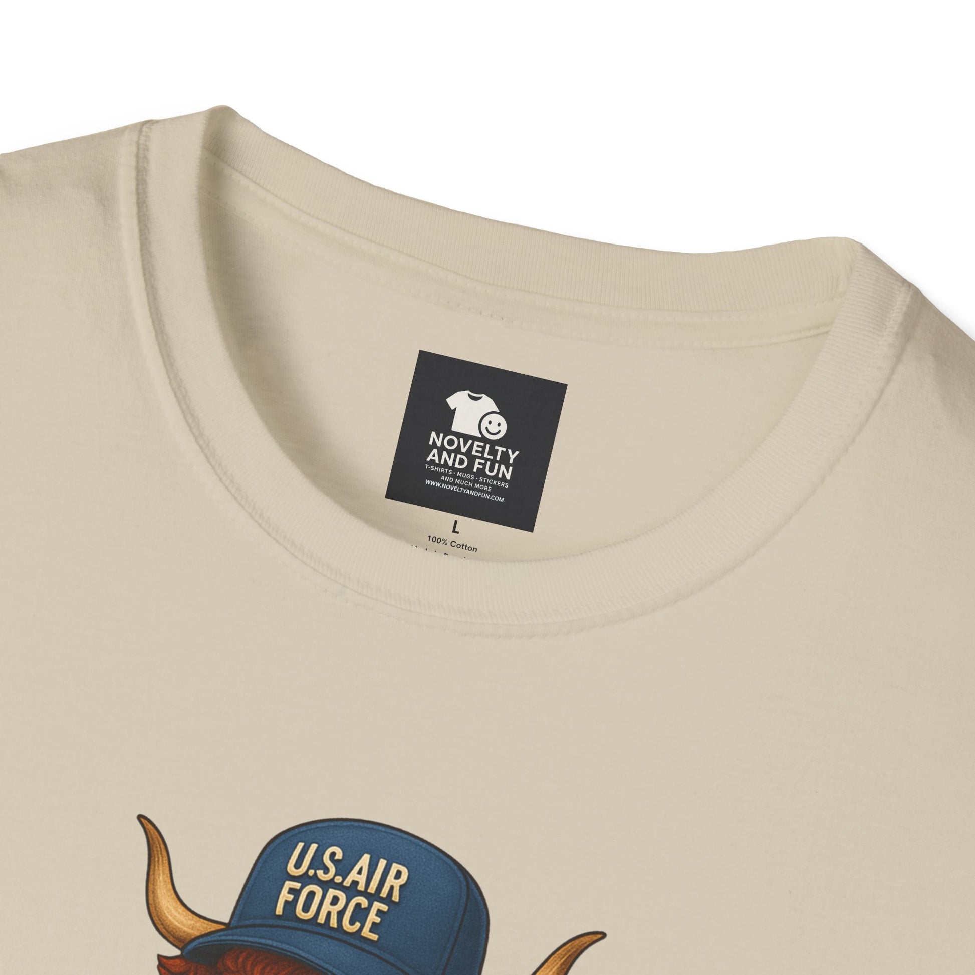 Air Force Veteran's Day Highland Cow T-Shirt