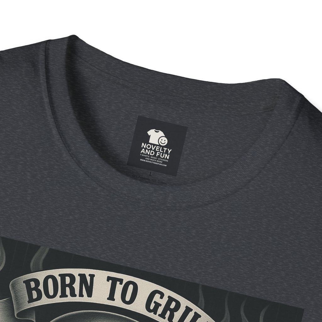 Born to Grill Dad T-Shirt, Skull Design Tee, Father's Day Gift, BBQ Lover
