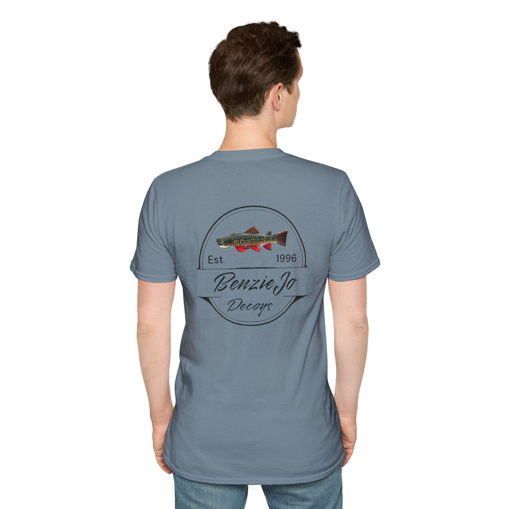 Front and Back Michigan BenzieJo Fish Decoys T-Shirt