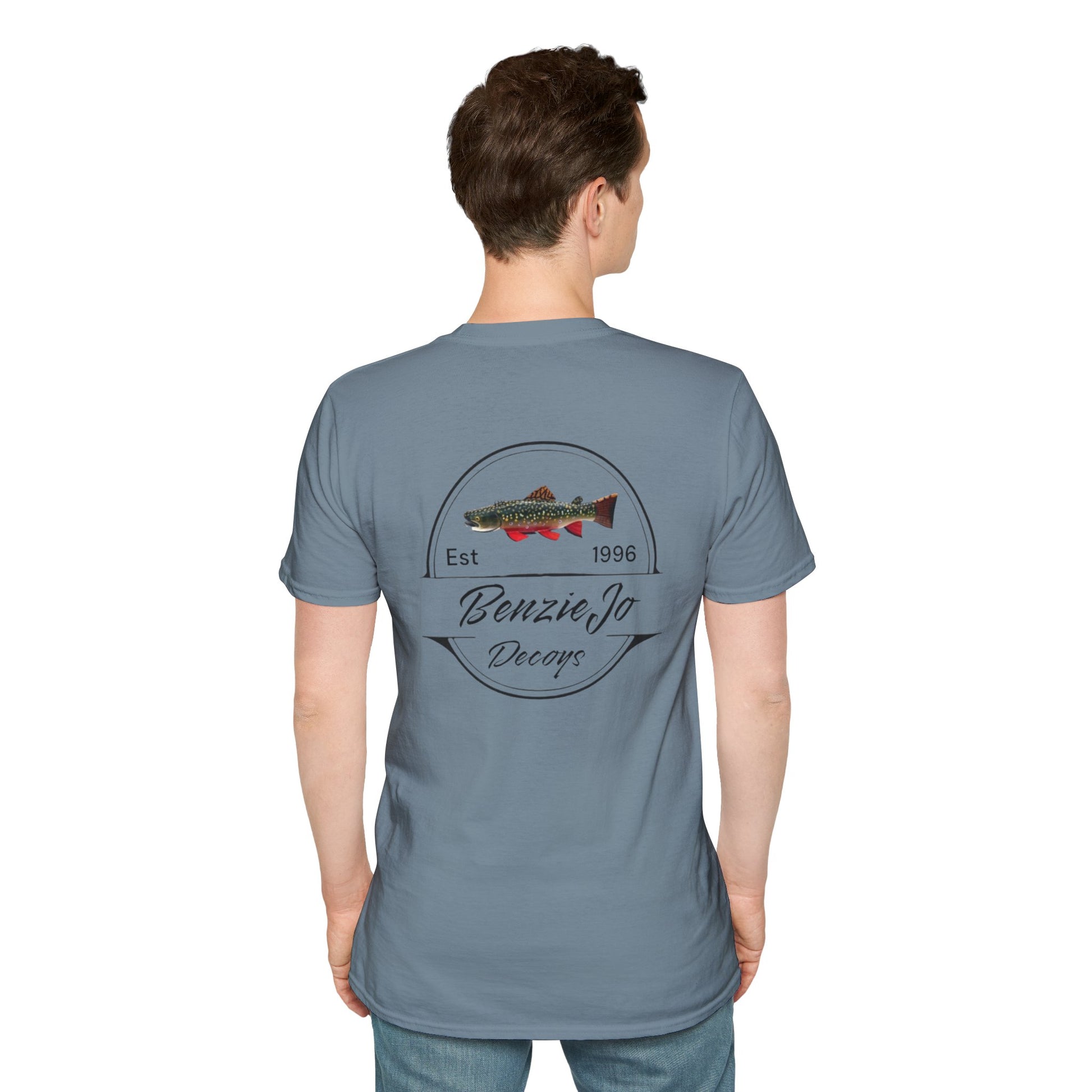 Front and Back Michigan BenzieJo Fish Decoys T-Shirt