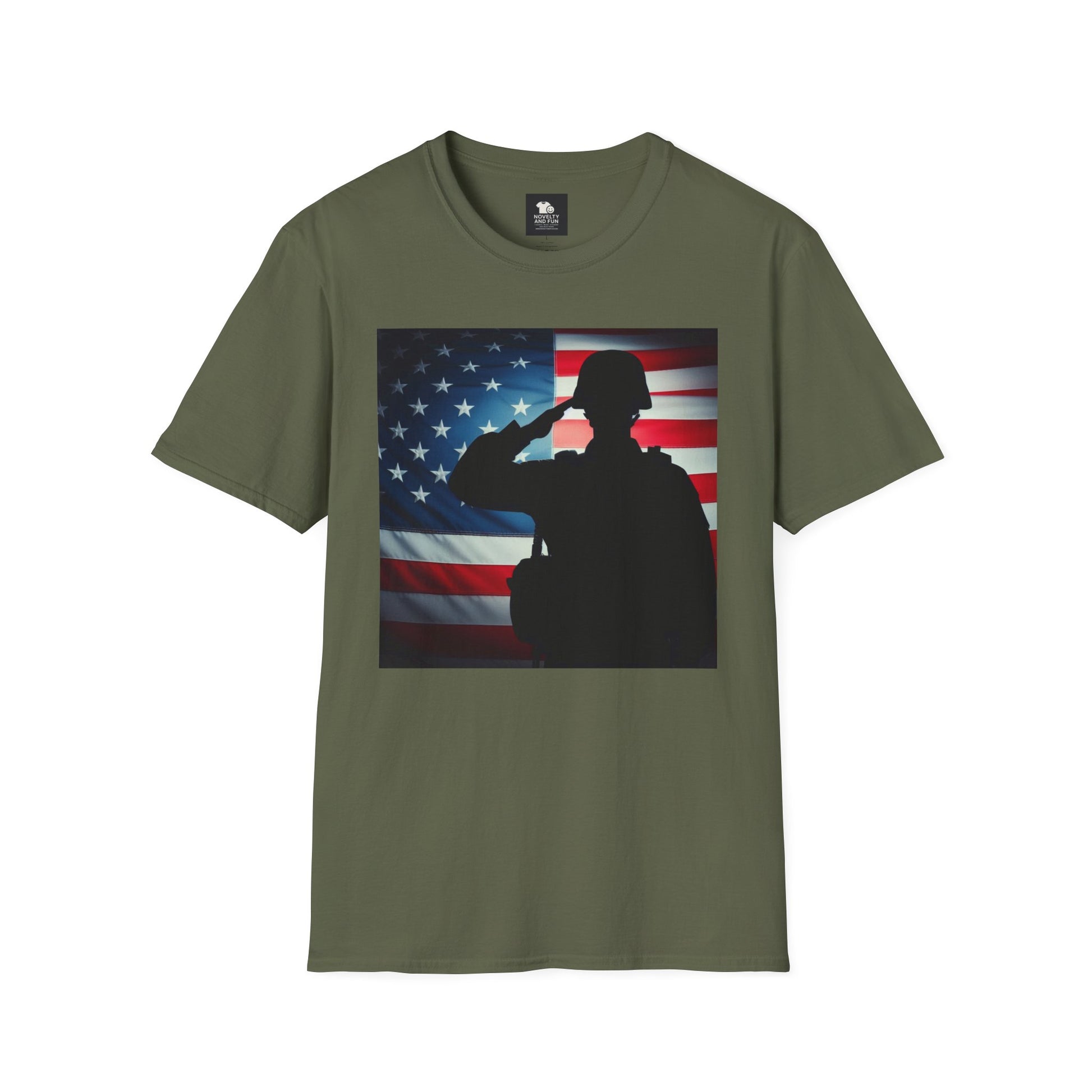Salute to Service Unisex T-Shirt, Military Tribute Shirt, Patriotic Tee, Veteran Appreciation Gift, 4th of July Outfit, Americana Apparel