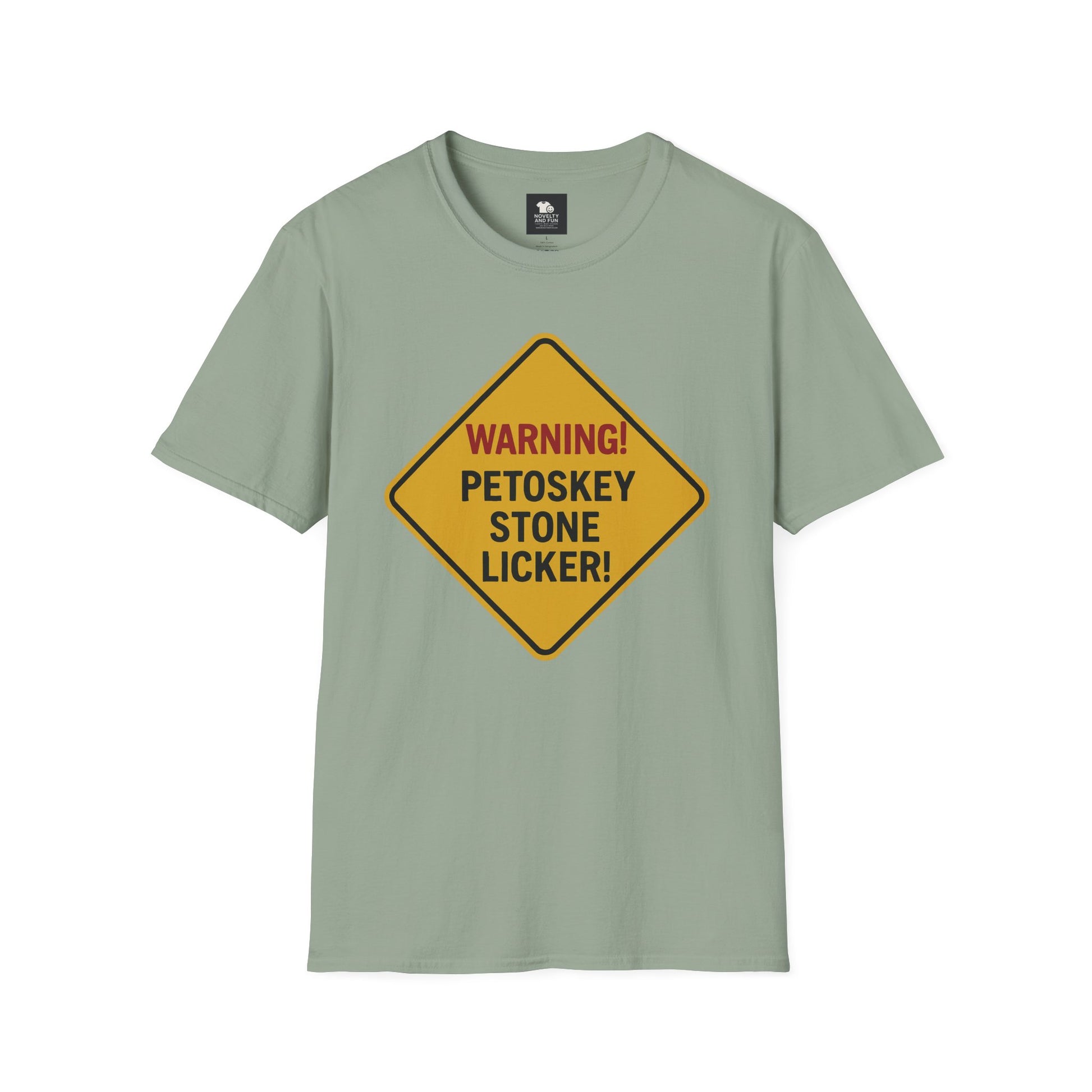 Warning! Contains Petoskey Stone Licker T-Shirt, Funny Gift, Unisex Tee, [...]