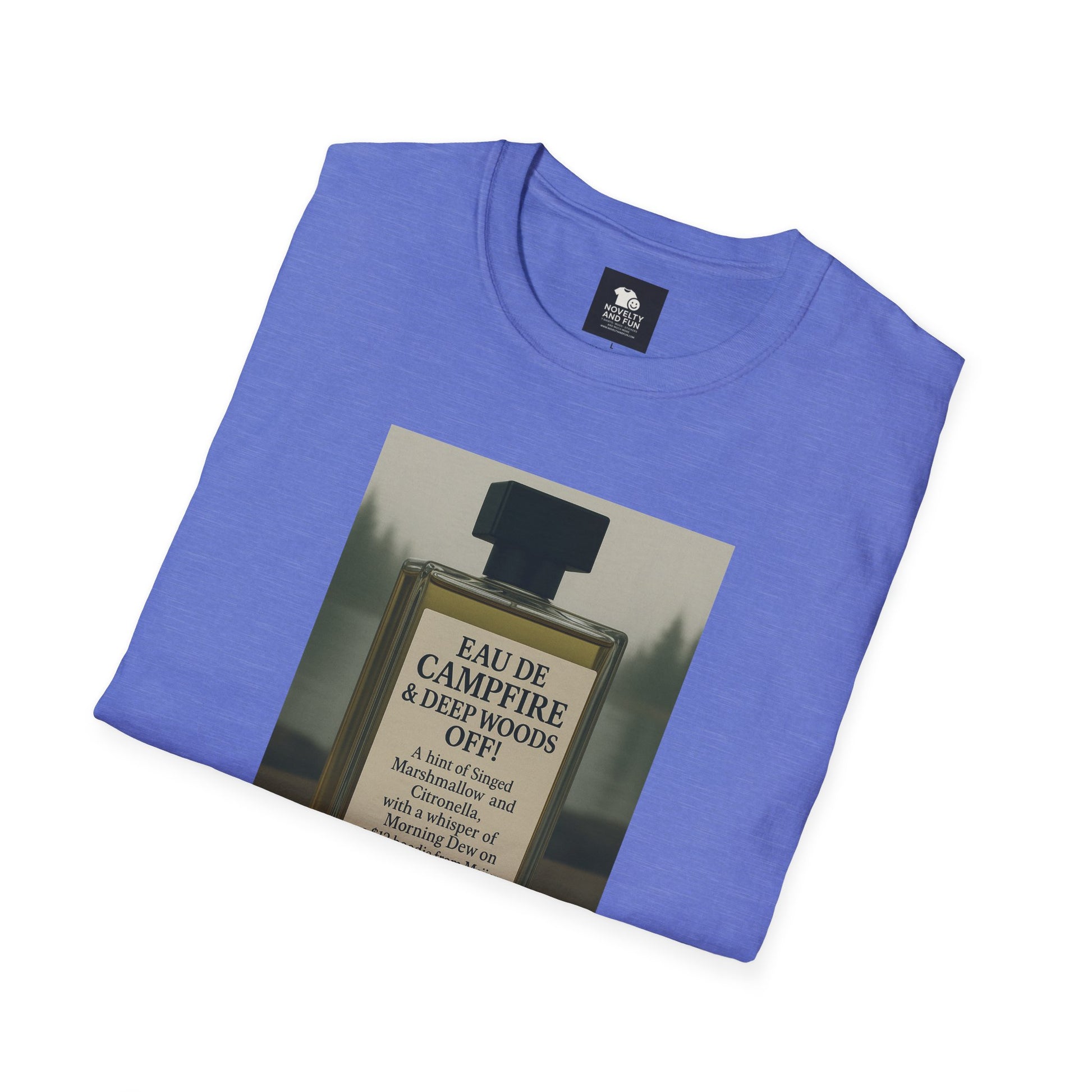 Campfire T-Shirt - Fun Michigan Camping Scent Tee