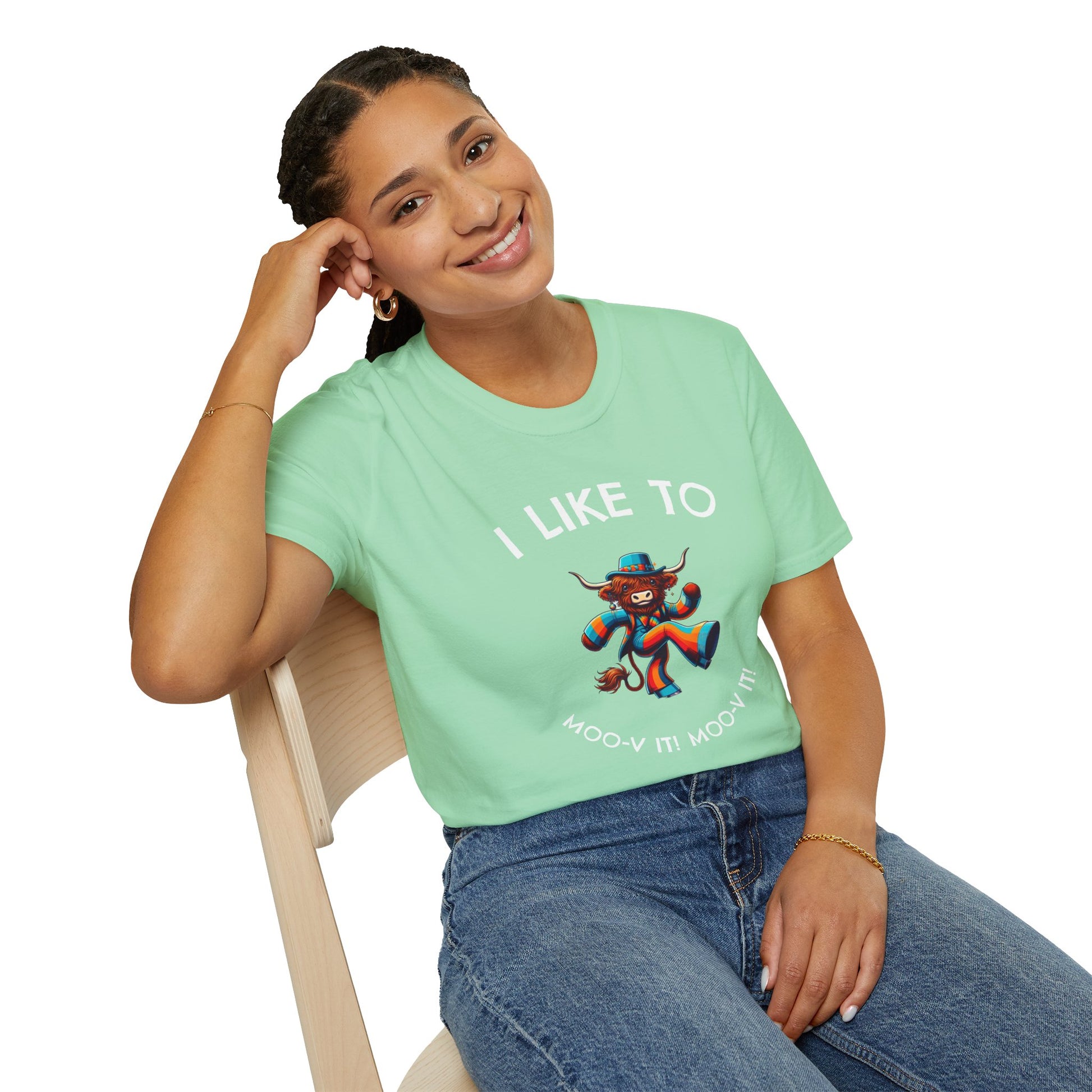 Colorful Highland Cow T-Shirt