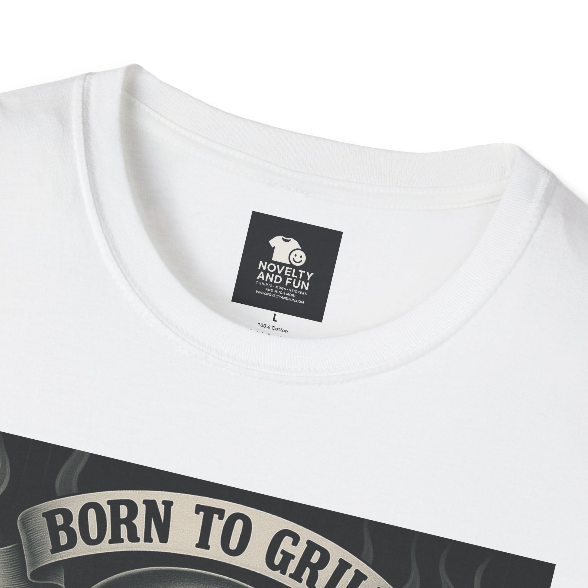 Born to Grill Dad T-Shirt, Skull Design Tee, Father's Day Gift, BBQ Lover
