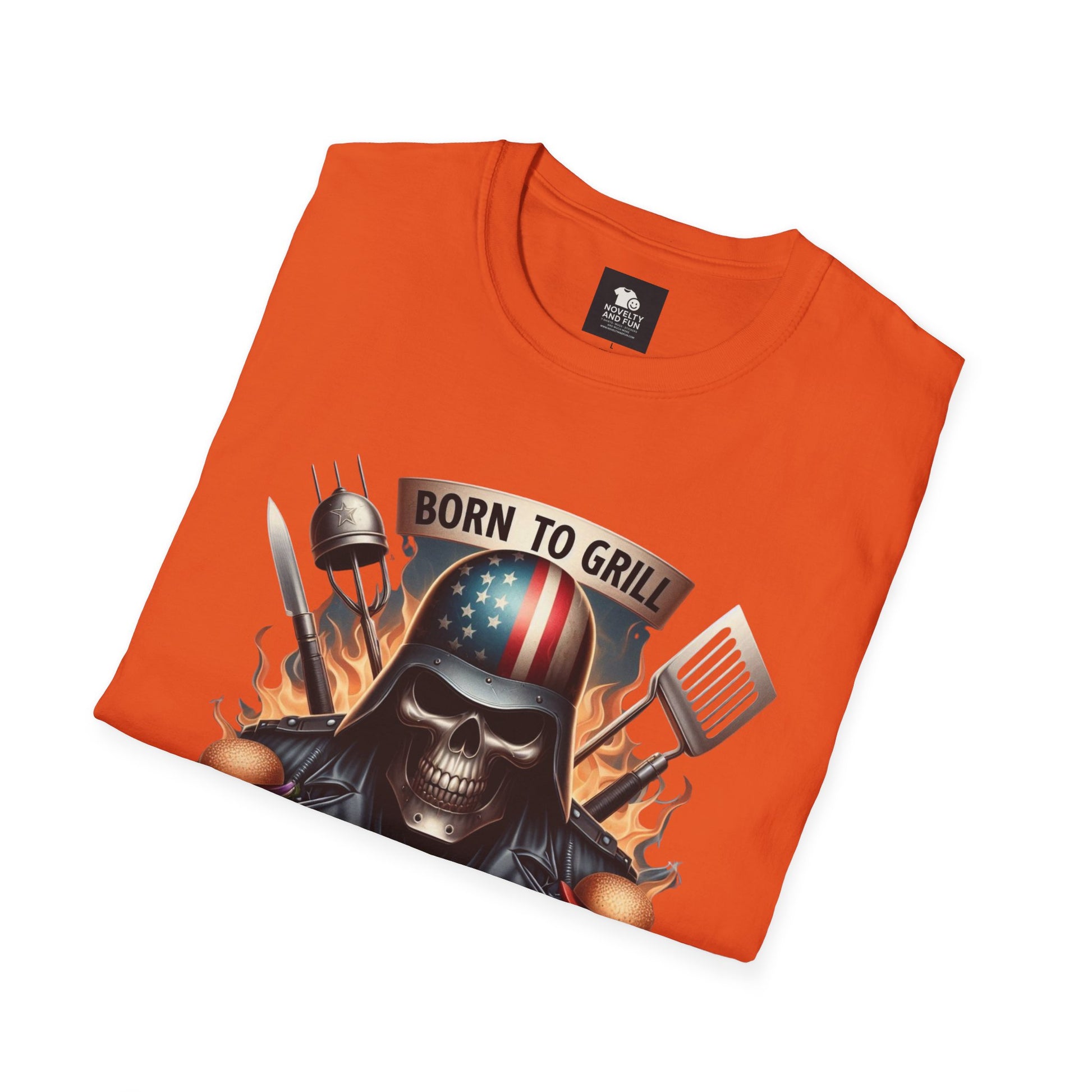 Born to Grill No. 1 Dad T-Shirt - Perfect Gift for Father's Day & BBQ Lovers
