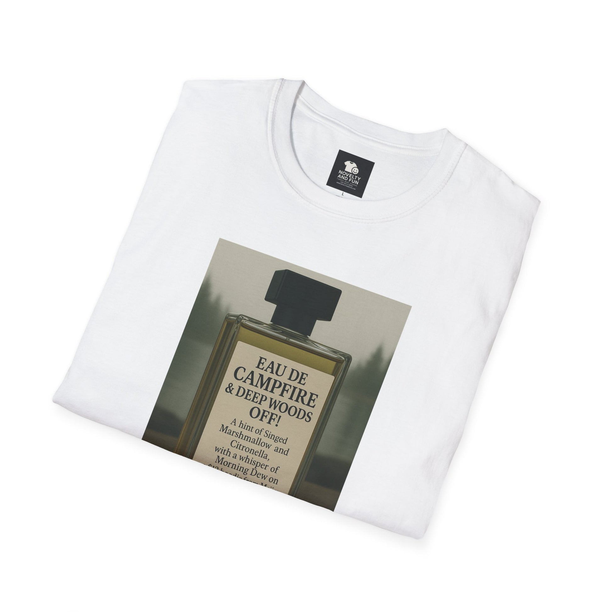 Campfire T-Shirt - Fun Michigan Camping Scent Tee