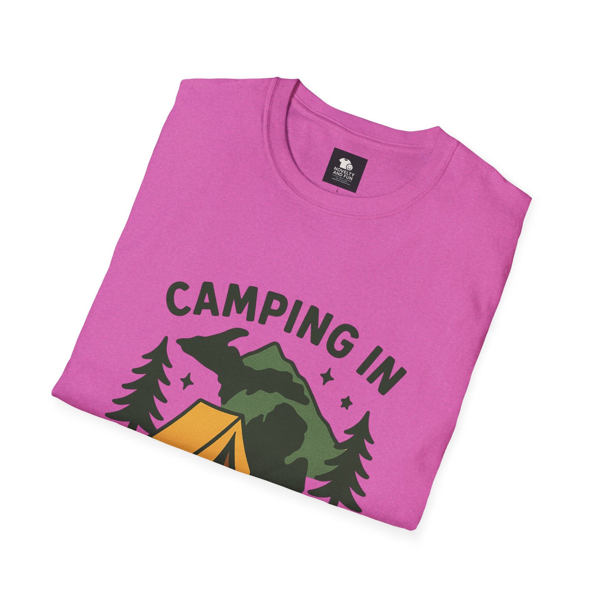 Michigan Camping Is Life T-Shirt - Outdoor Adventure Tee
