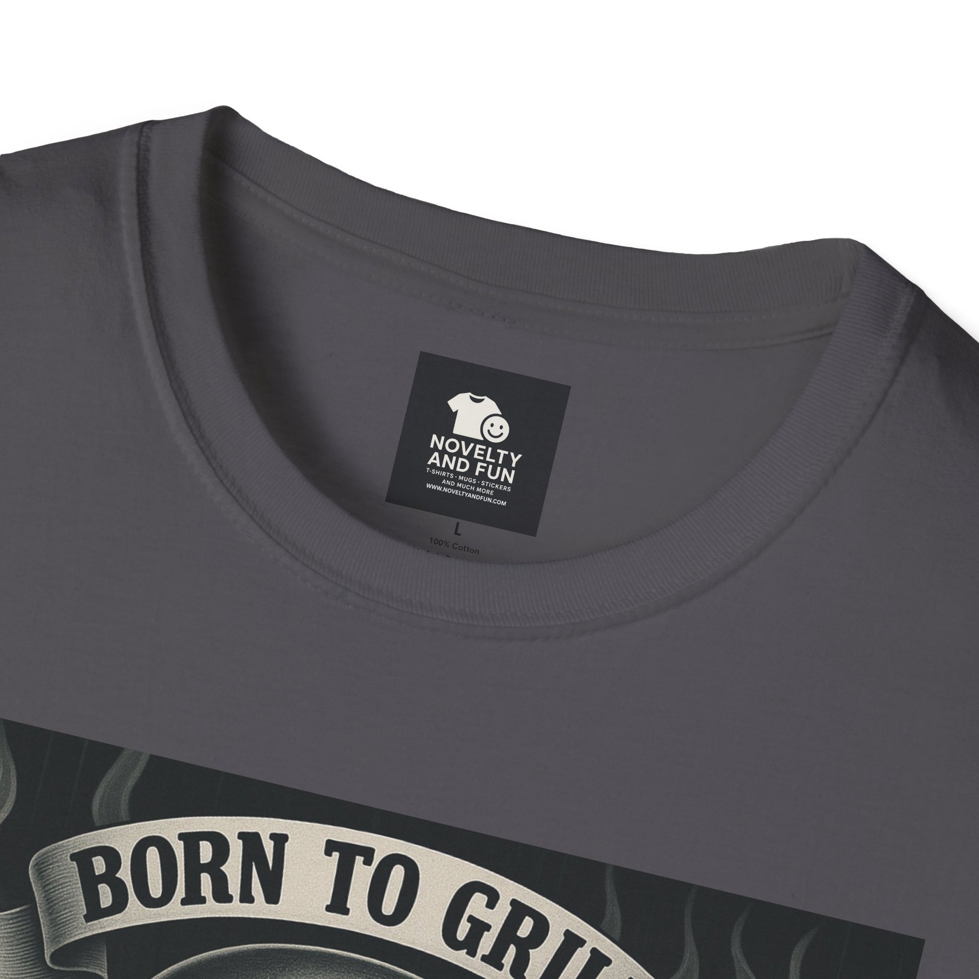 Born to Grill Dad T-Shirt, Skull Design Tee, Father's Day Gift, BBQ Lover