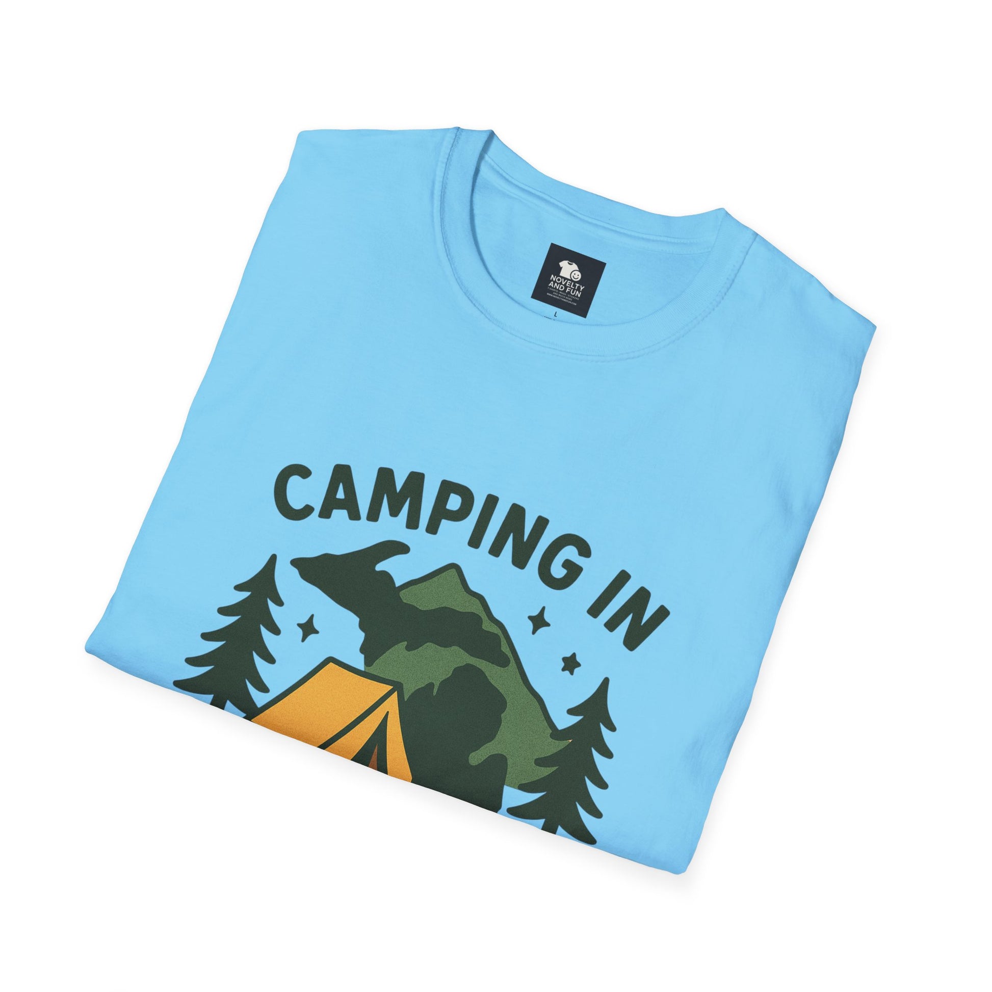 Michigan Camping Is Life T-Shirt - Outdoor Adventure Tee