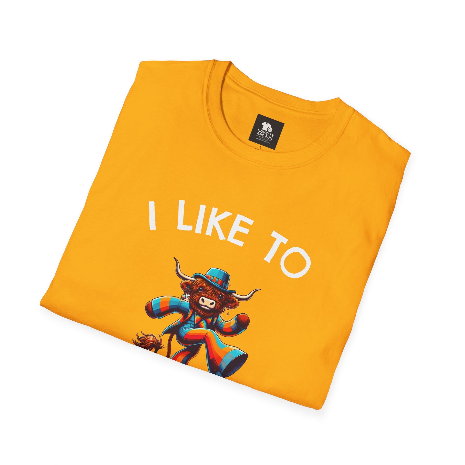 Colorful Highland Cow T-Shirt