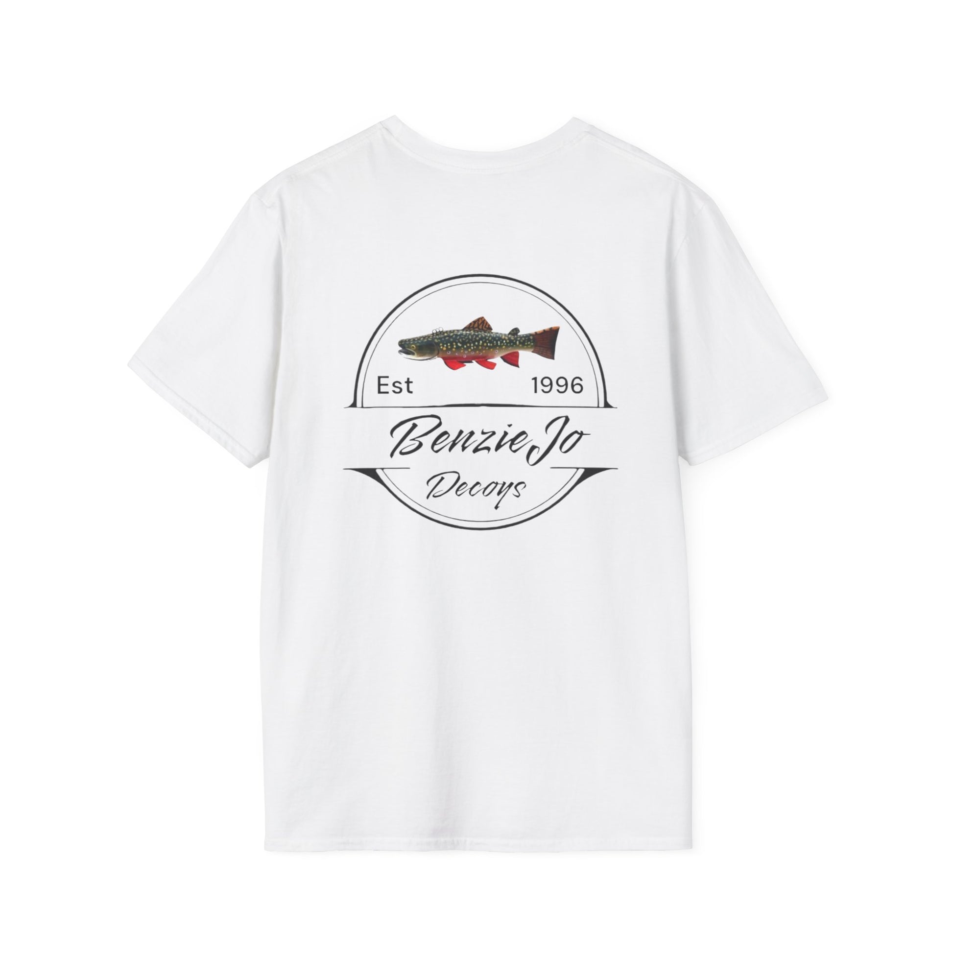 Front and Back Michigan BenzieJo Fish Decoys T-Shirt