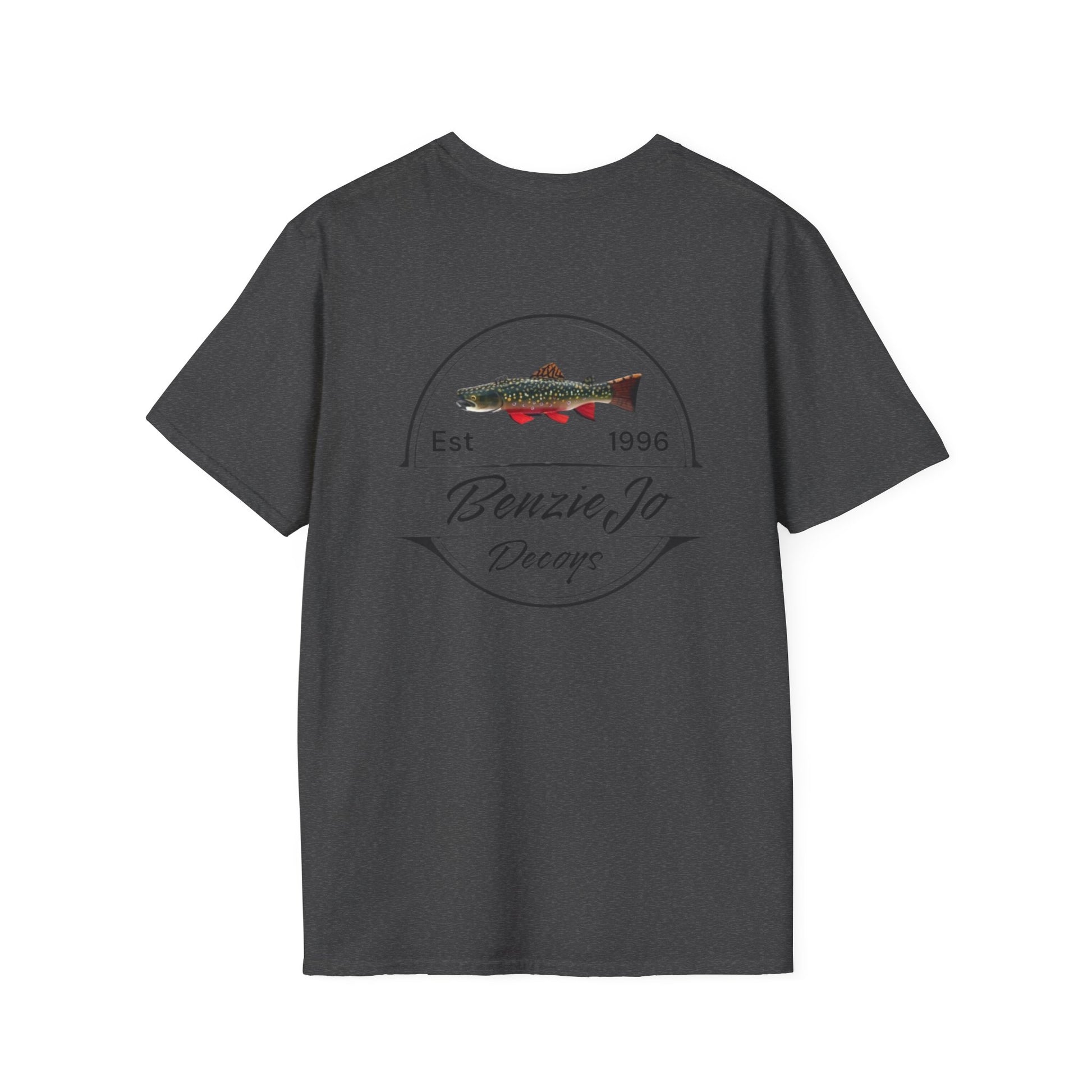 Front and Back Michigan BenzieJo Fish Decoys T-Shirt