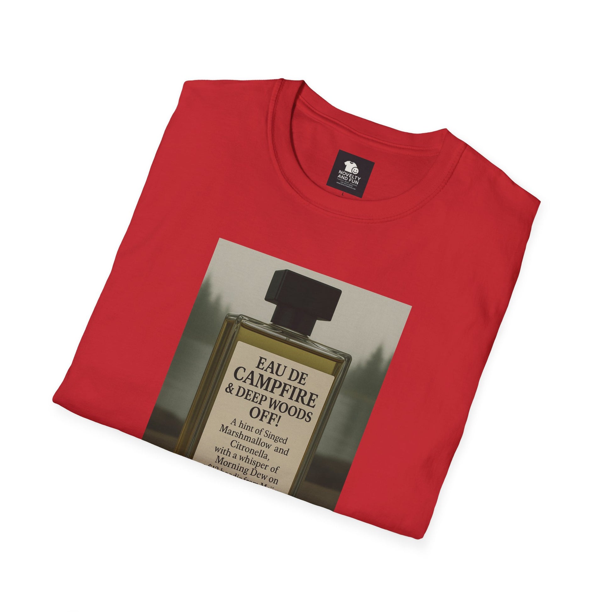 Campfire T-Shirt - Fun Michigan Camping Scent Tee