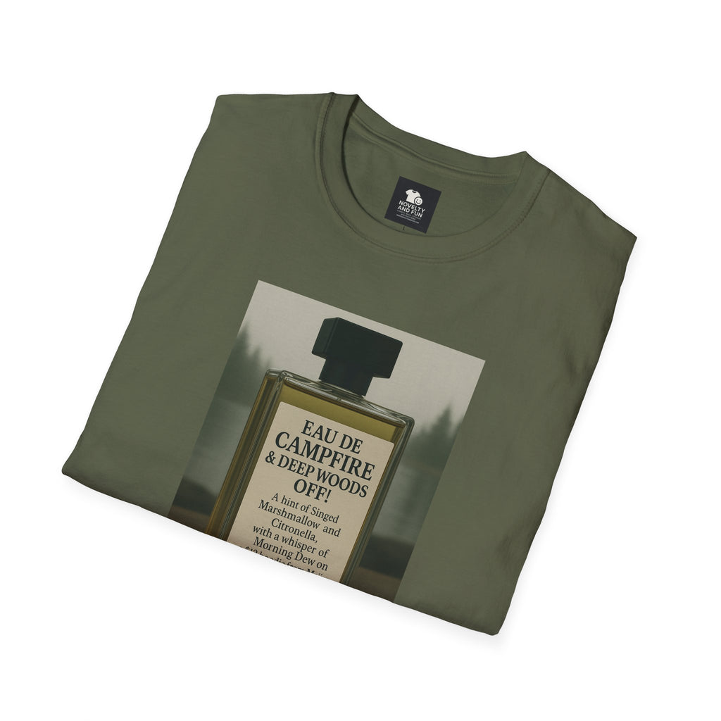Campfire T-Shirt - Fun Michigan Camping Scent Tee