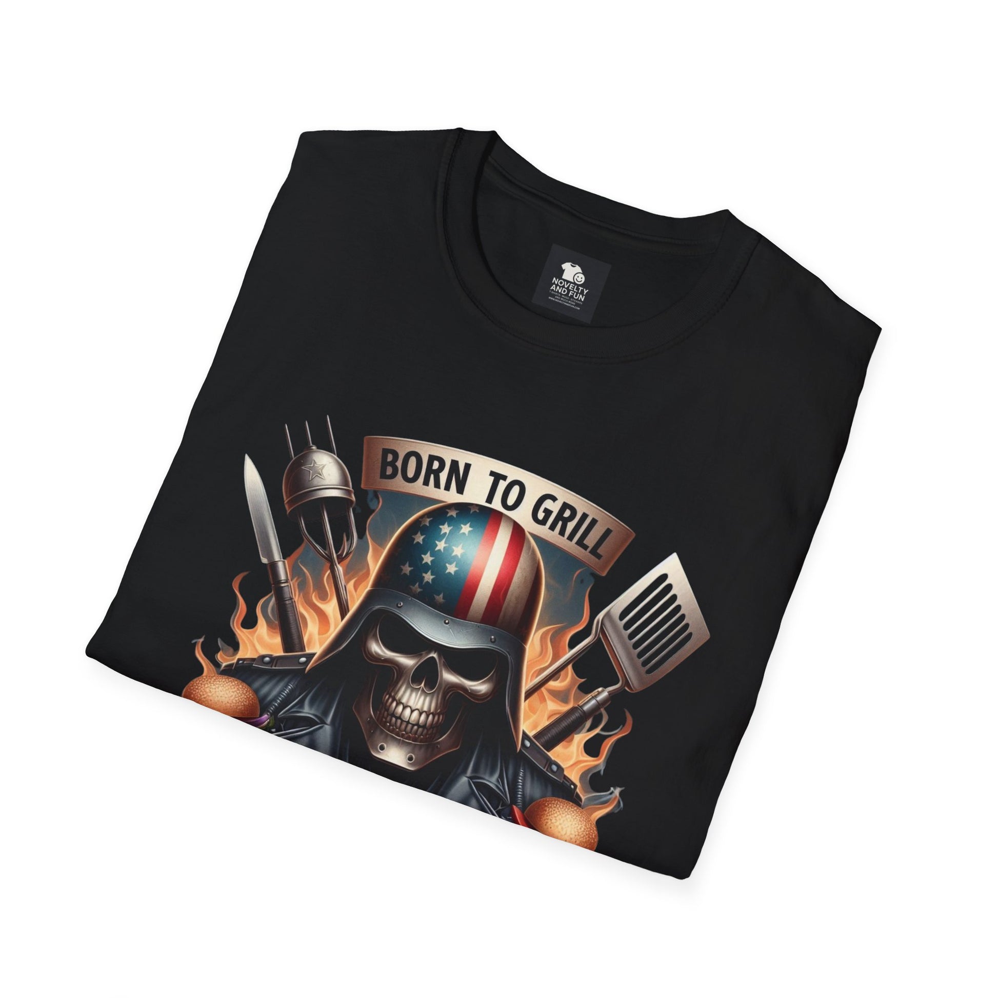 Born to Grill No. 1 Dad T-Shirt - Perfect Gift for Father's Day & BBQ Lovers