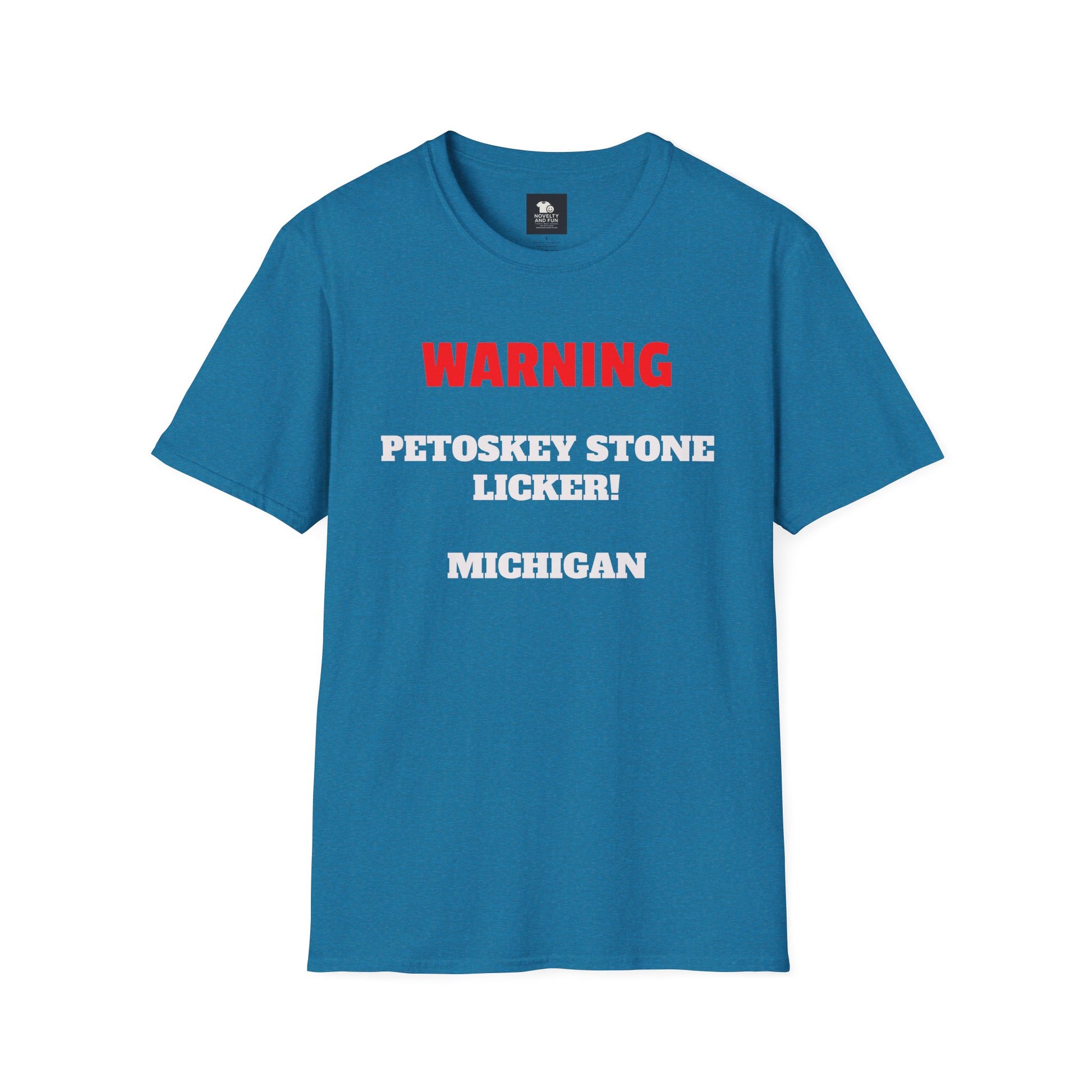 Petoskey Stone Licker Unisex Softstyle T-Shirt - Perfect for Michigan Lovers