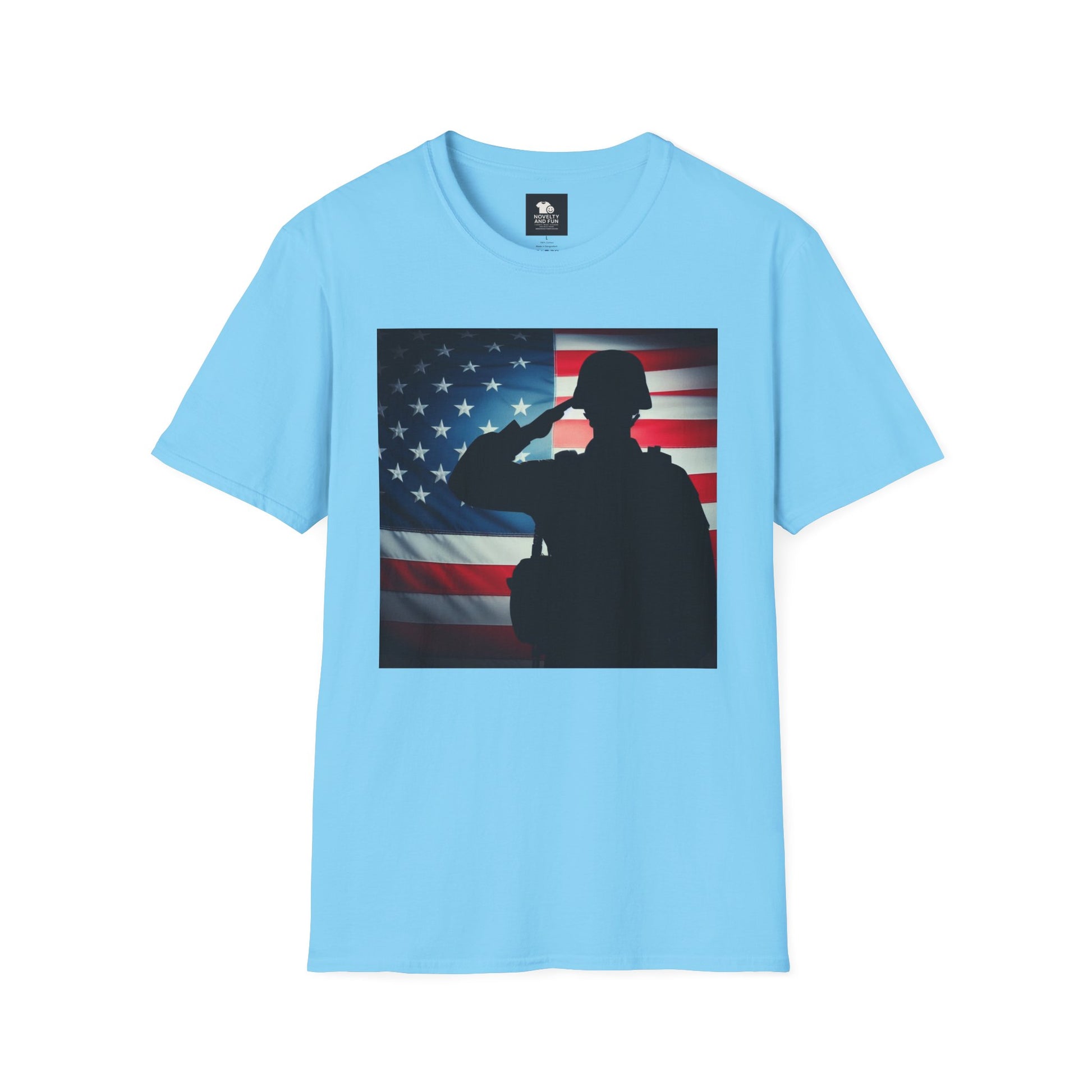 Salute to Service Unisex T-Shirt, Military Tribute Shirt, Patriotic Tee, Veteran Appreciation Gift, 4th of July Outfit, Americana Apparel