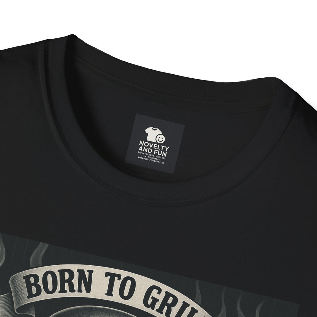 Born to Grill Dad T-Shirt, Skull Design Tee, Father's Day Gift, BBQ Lover