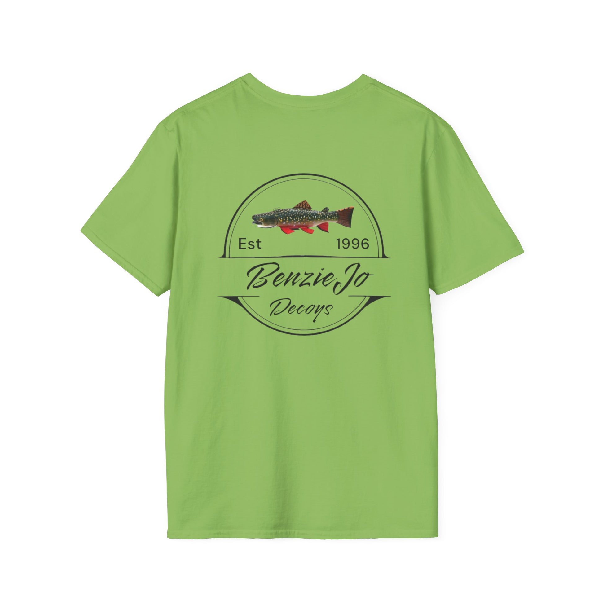 Front and Back Michigan BenzieJo Fish Decoys T-Shirt
