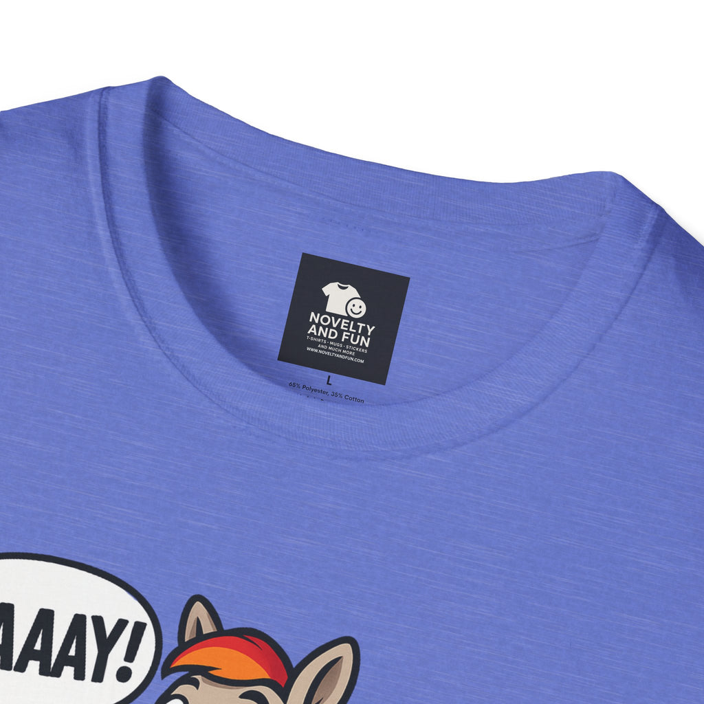 Rainbow Horse Graphic HAAAY T-Shirt, Funny Gift, Pride Apparel, Cute Graphic Tee, LGBTQ Pride Shirt, Colorful Horse Tee,