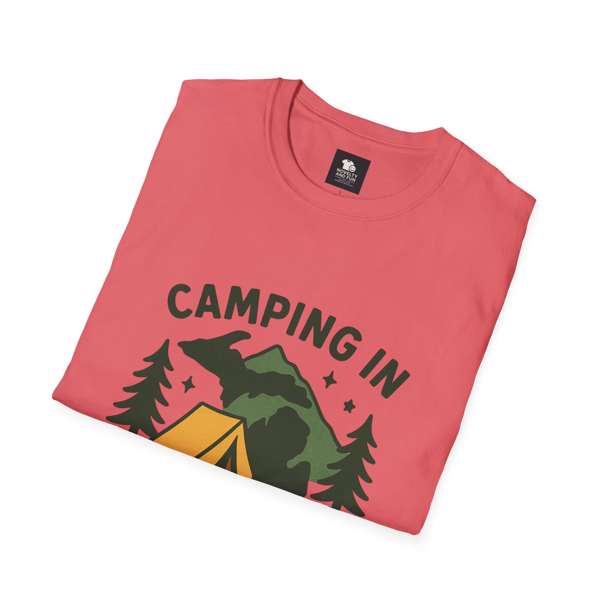 Michigan Camping Is Life T-Shirt - Outdoor Adventure Tee