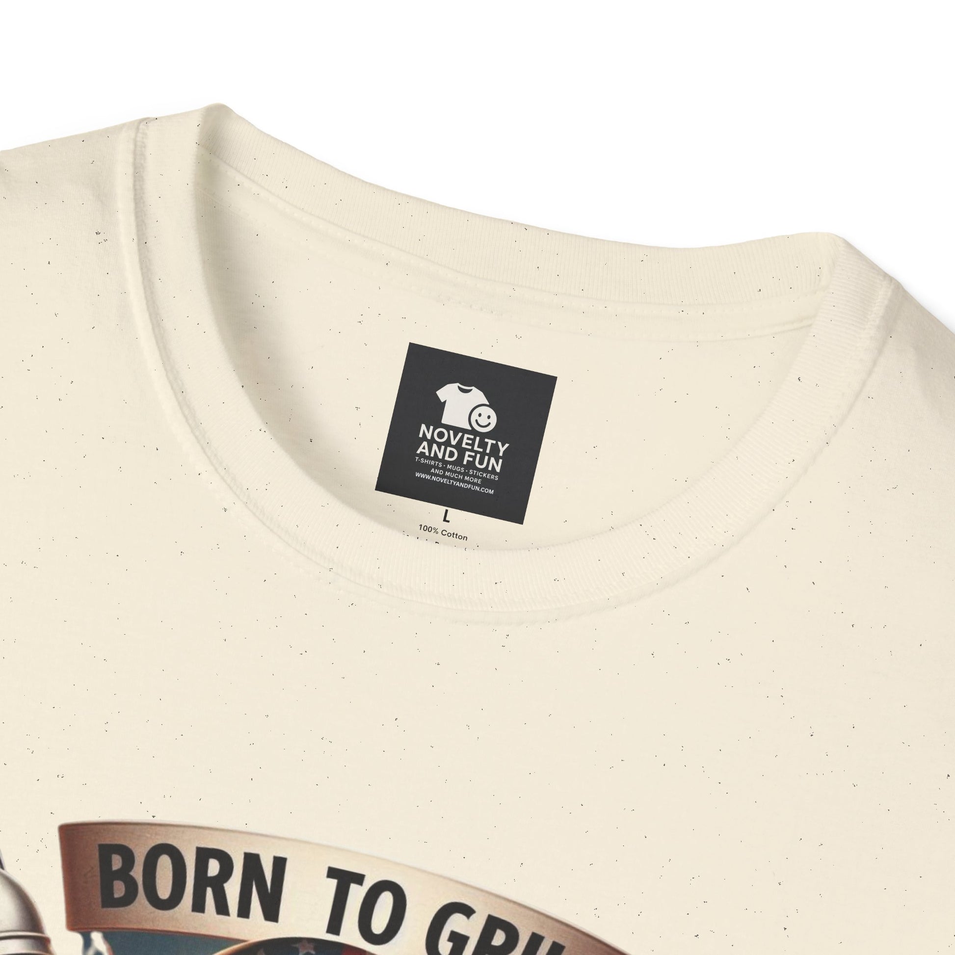 Born to Grill No. 1 Dad T-Shirt - Perfect Gift for Father's Day & BBQ Lovers