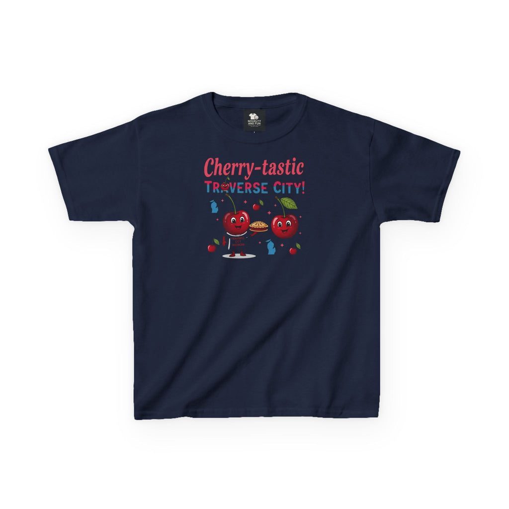 Cherry-tastic Traverse City Kids Tee | Fun Family Tee, Summer Shirt, Kids Gift, Fruit Themed T-shirt, Cherry Lovers Apparel