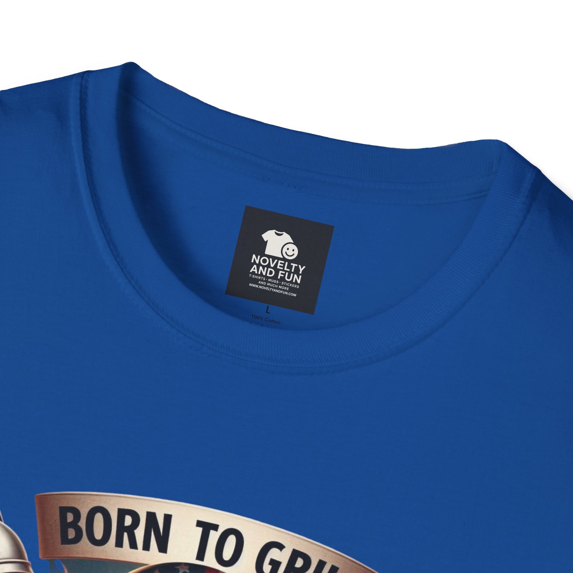 Born to Grill No. 1 Dad T-Shirt - Perfect Gift for Father's Day & BBQ Lovers