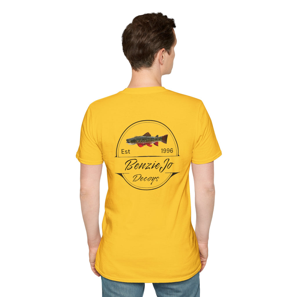 Front and Back Michigan BenzieJo Fish Decoys T-Shirt