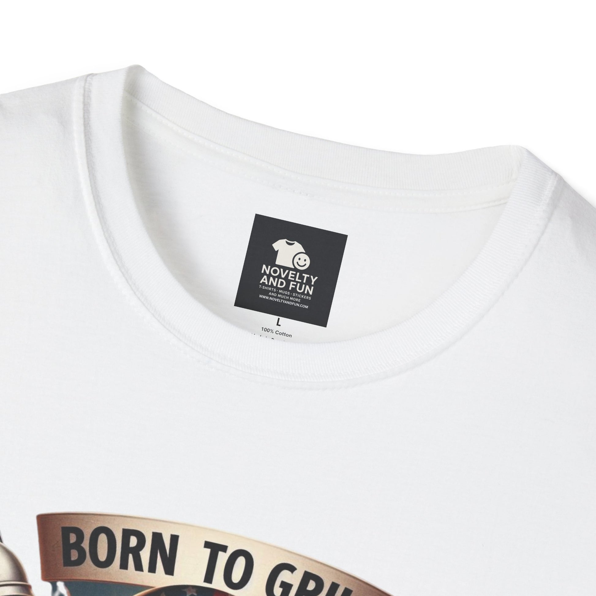 Born to Grill No. 1 Dad T-Shirt - Perfect Gift for Father's Day & BBQ Lovers