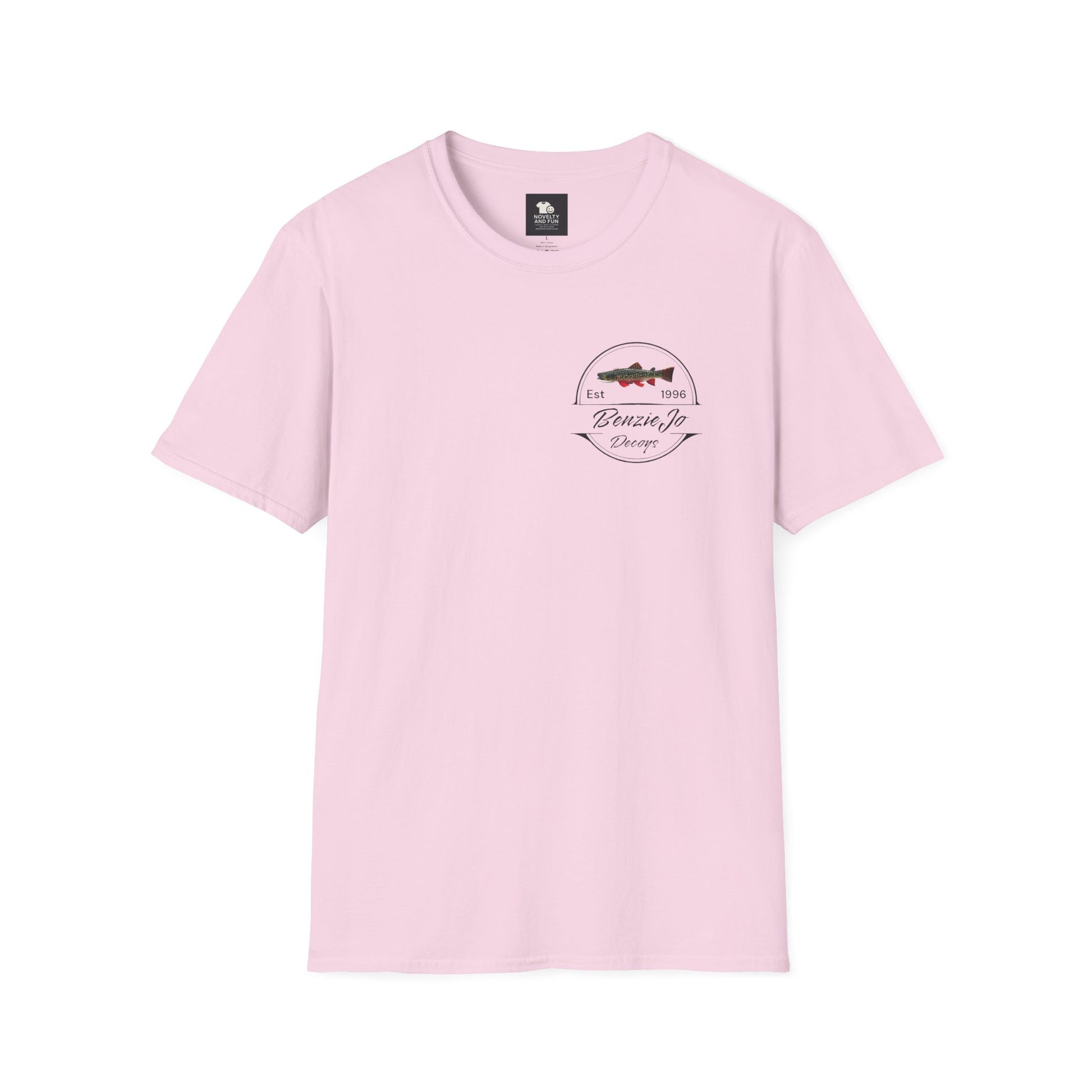 Front and Back Michigan BenzieJo Fish Decoys T-Shirt