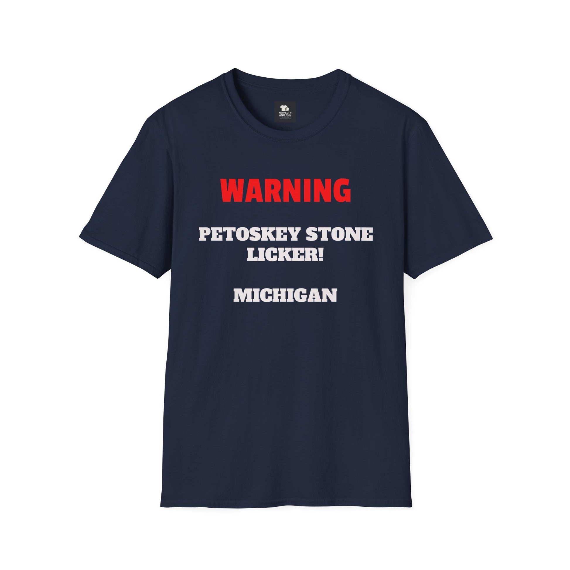 Petoskey Stone Licker Unisex Softstyle T-Shirt - Perfect for Michigan Lovers