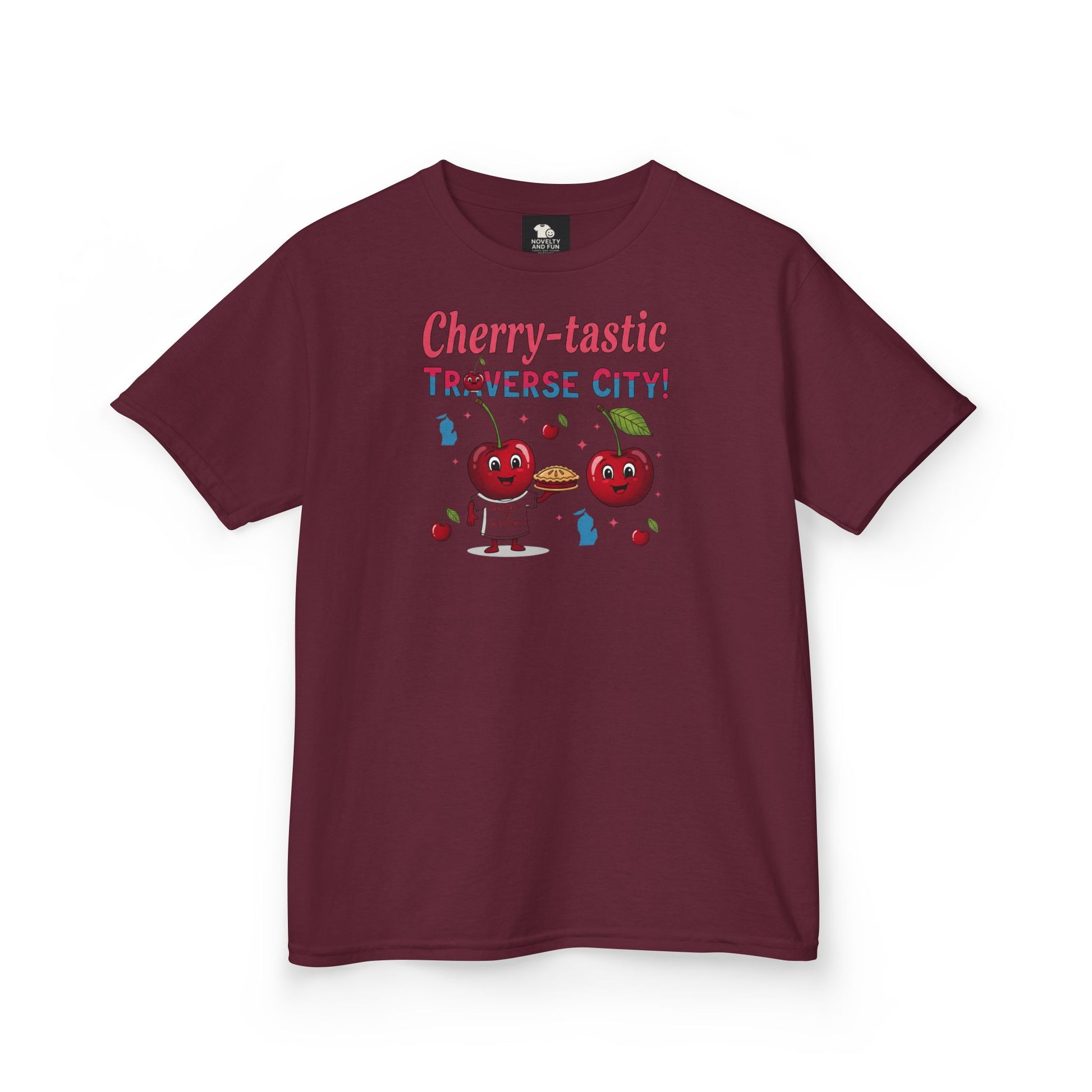 Cherry-tastic Traverse City Kids Tee | Fun Family Tee, Summer Shirt, Kids Gift, Fruit Themed T-shirt, Cherry Lovers Apparel