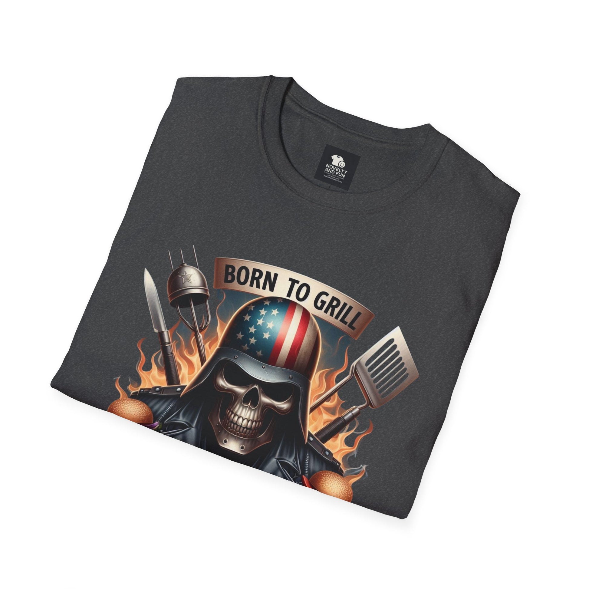 Born to Grill No. 1 Dad T-Shirt - Perfect Gift for Father's Day & BBQ Lovers