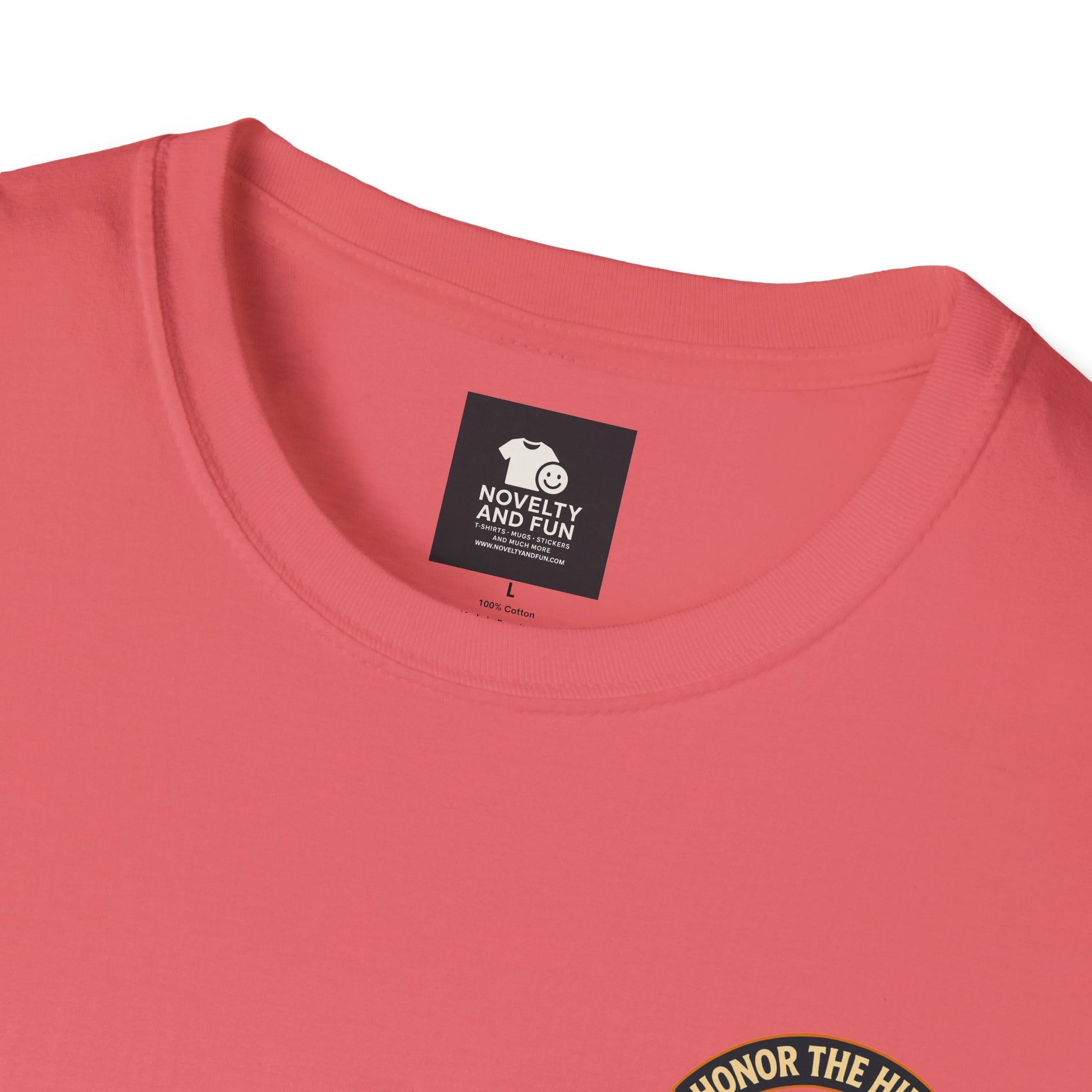 Celebrate Labor Day with Our Happy Highland Cow T-Shirt Front and Back!