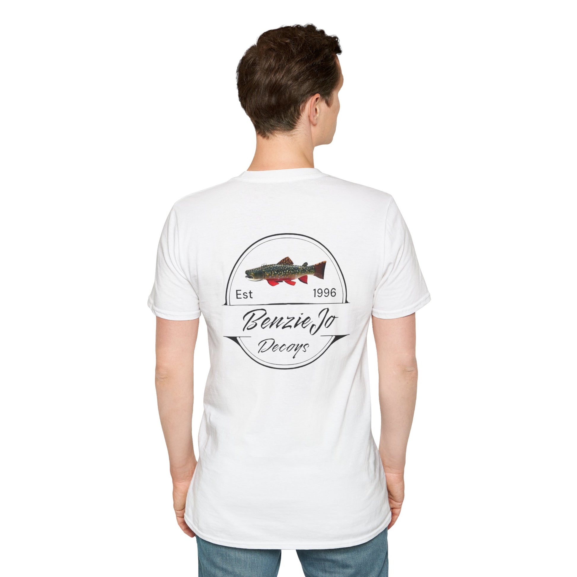 Front and Back Michigan BenzieJo Fish Decoys T-Shirt