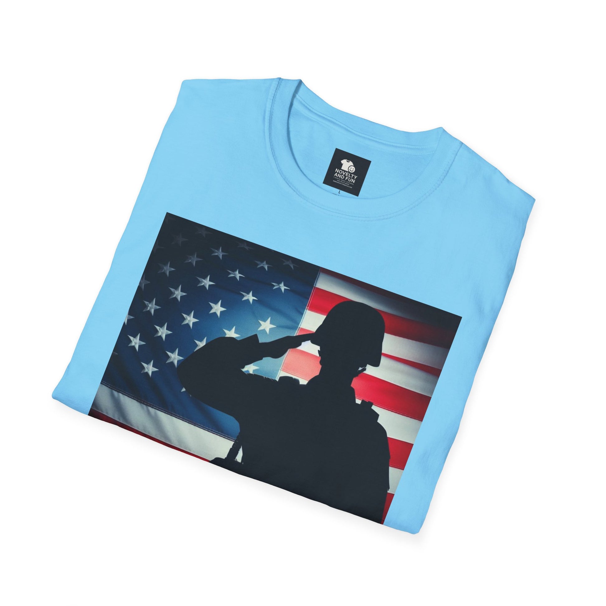 Salute to Service Unisex T-Shirt, Military Tribute Shirt, Patriotic Tee, Veteran Appreciation Gift, 4th of July Outfit, Americana Apparel