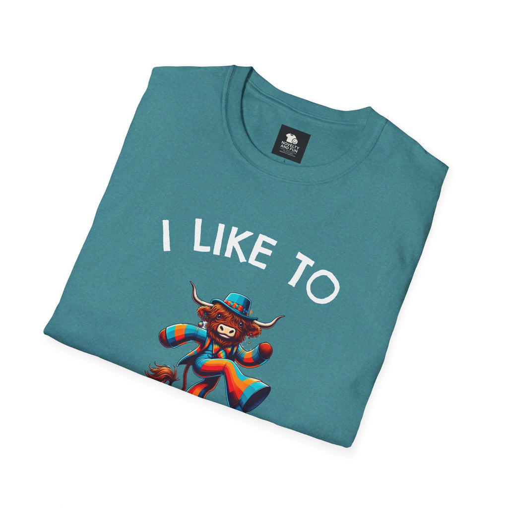 Colorful Highland Cow T-Shirt